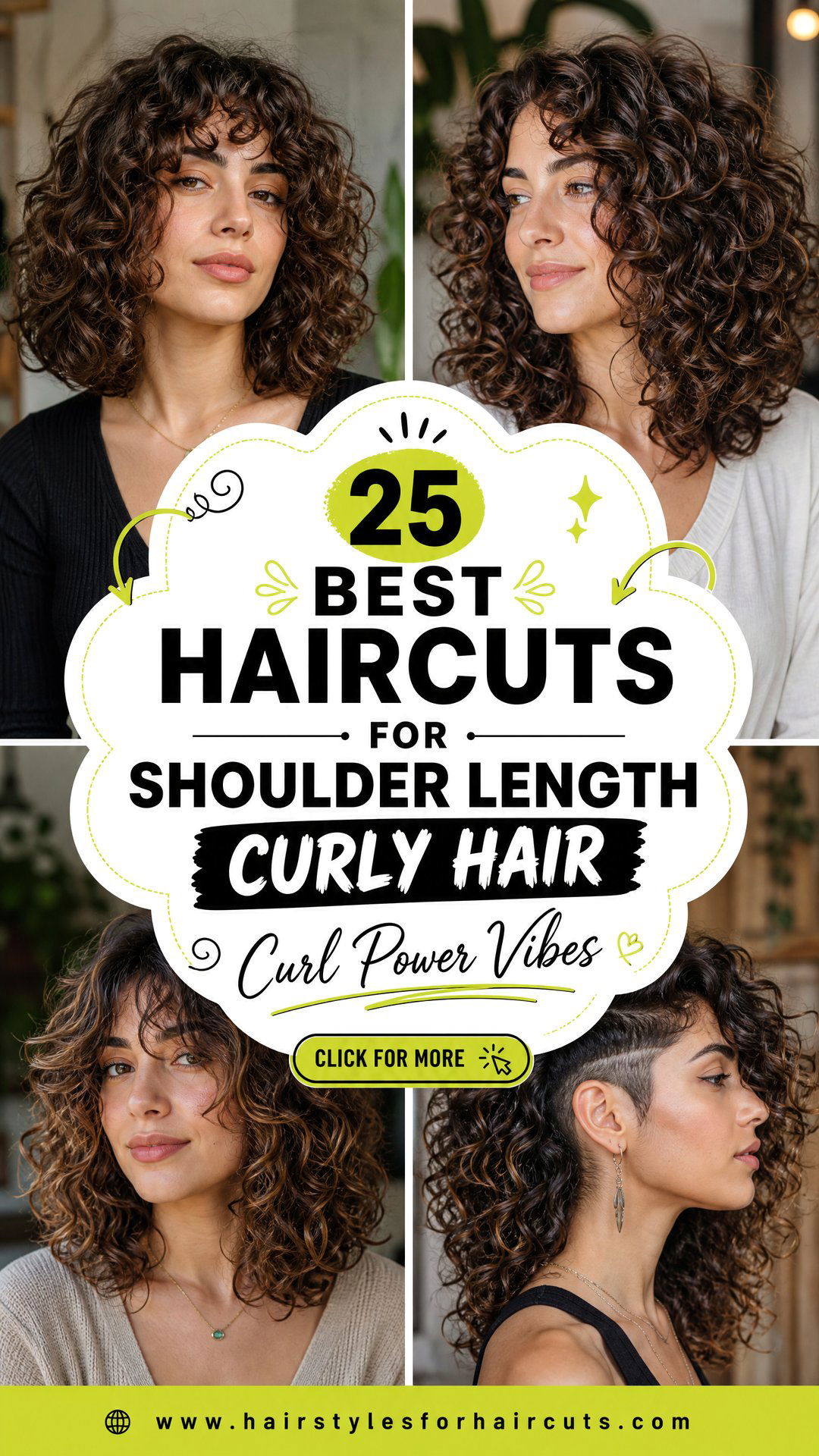 25 Best Haircuts for Shoulder Length Curly Hair - 25 Best Haircuts for Shoulder Length Curly Hair