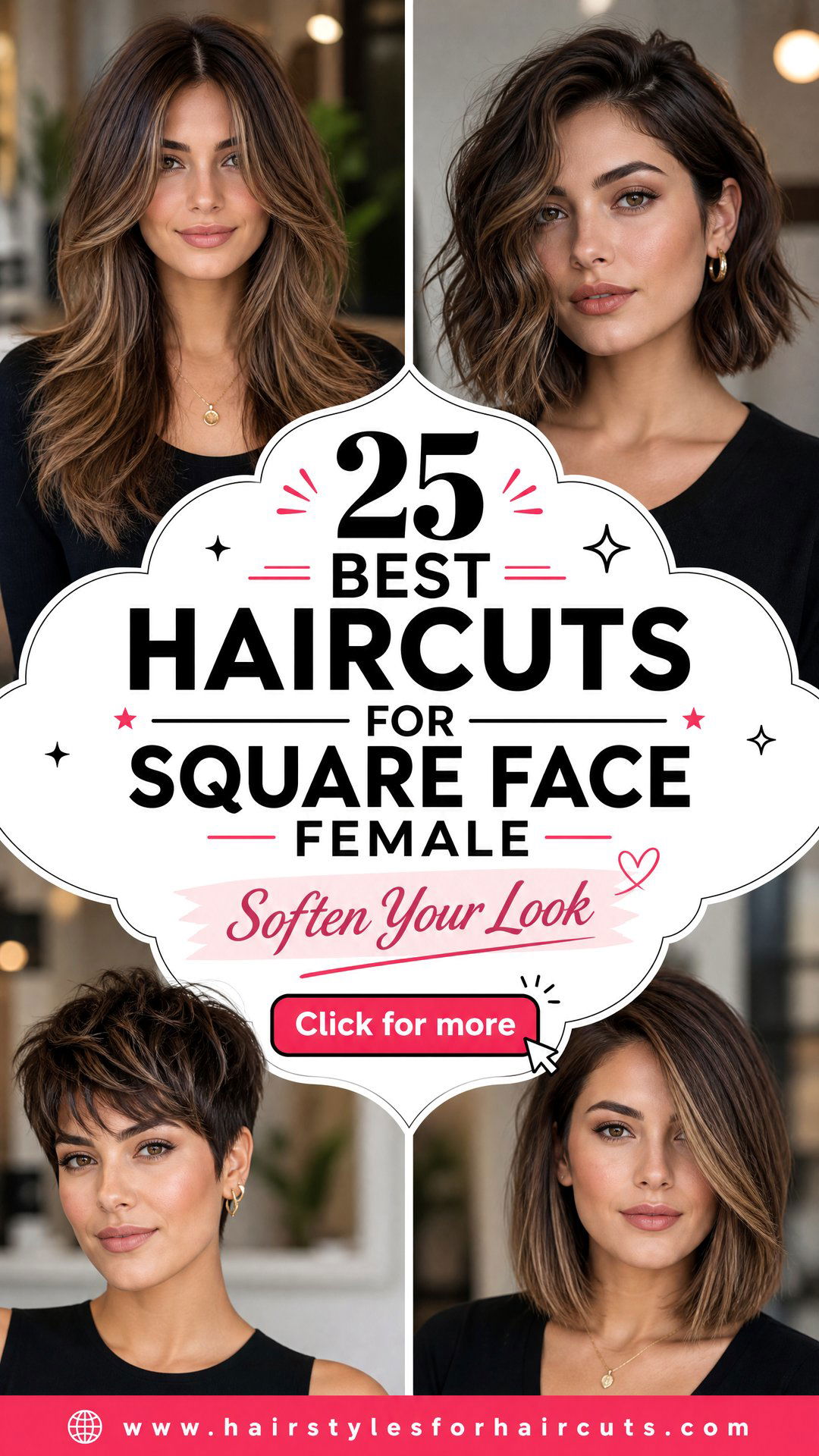 25 Best Haircuts for Square Face Female Styles - 25 Best Haircuts for Square Face Female Styles