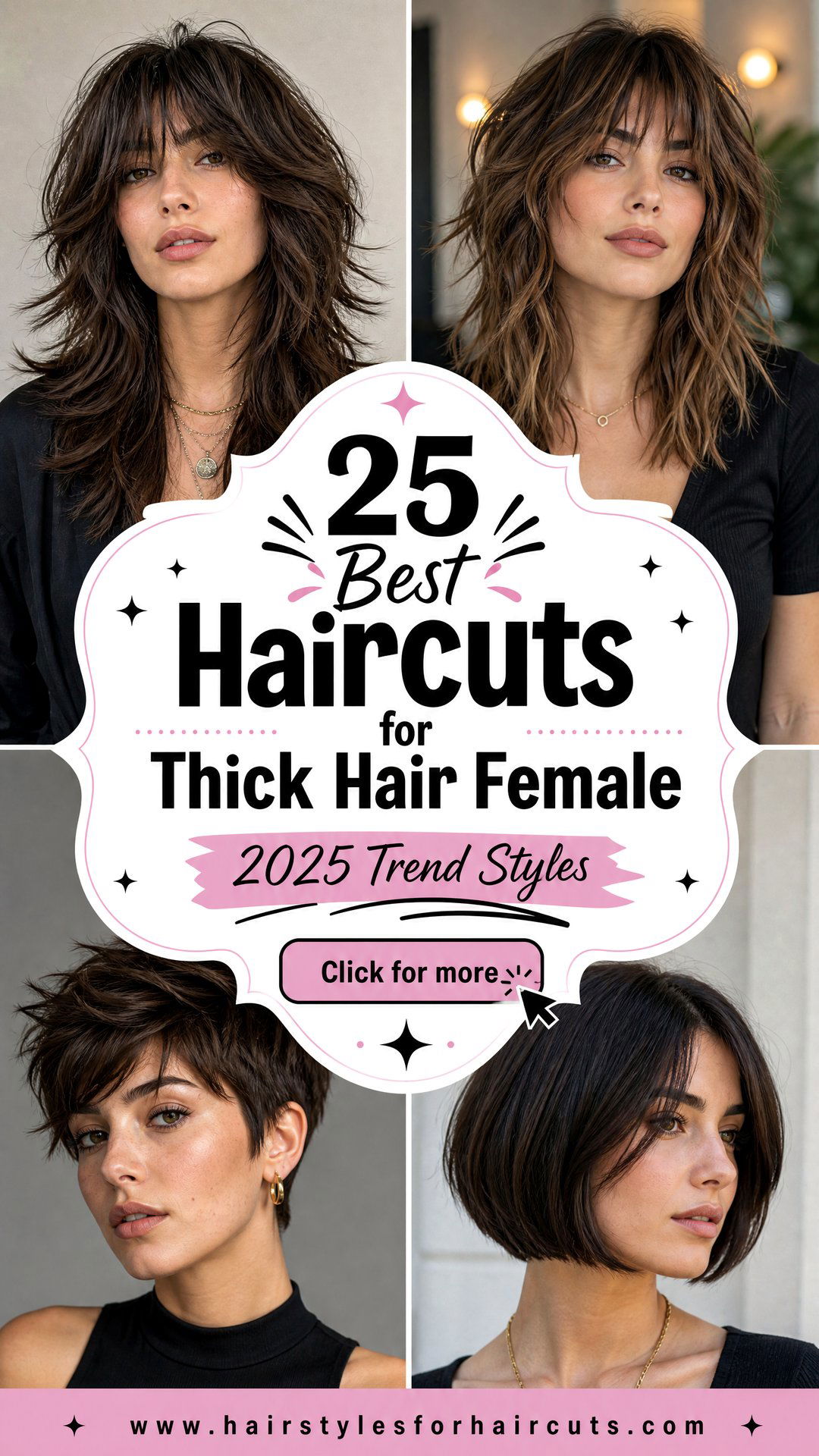 25 Best Haircuts for Thick Hair Female Styles 2025 - 25 Best Haircuts for Thick Hair Female Styles 2025