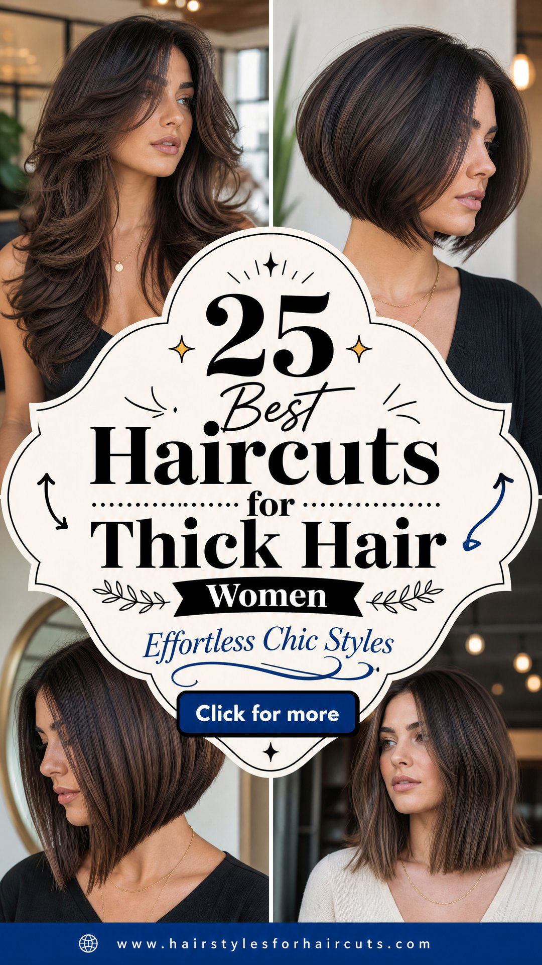25 Best Haircuts for Thick Hair Women Will Love - 25 Best Haircuts for Thick Hair Women Will Love