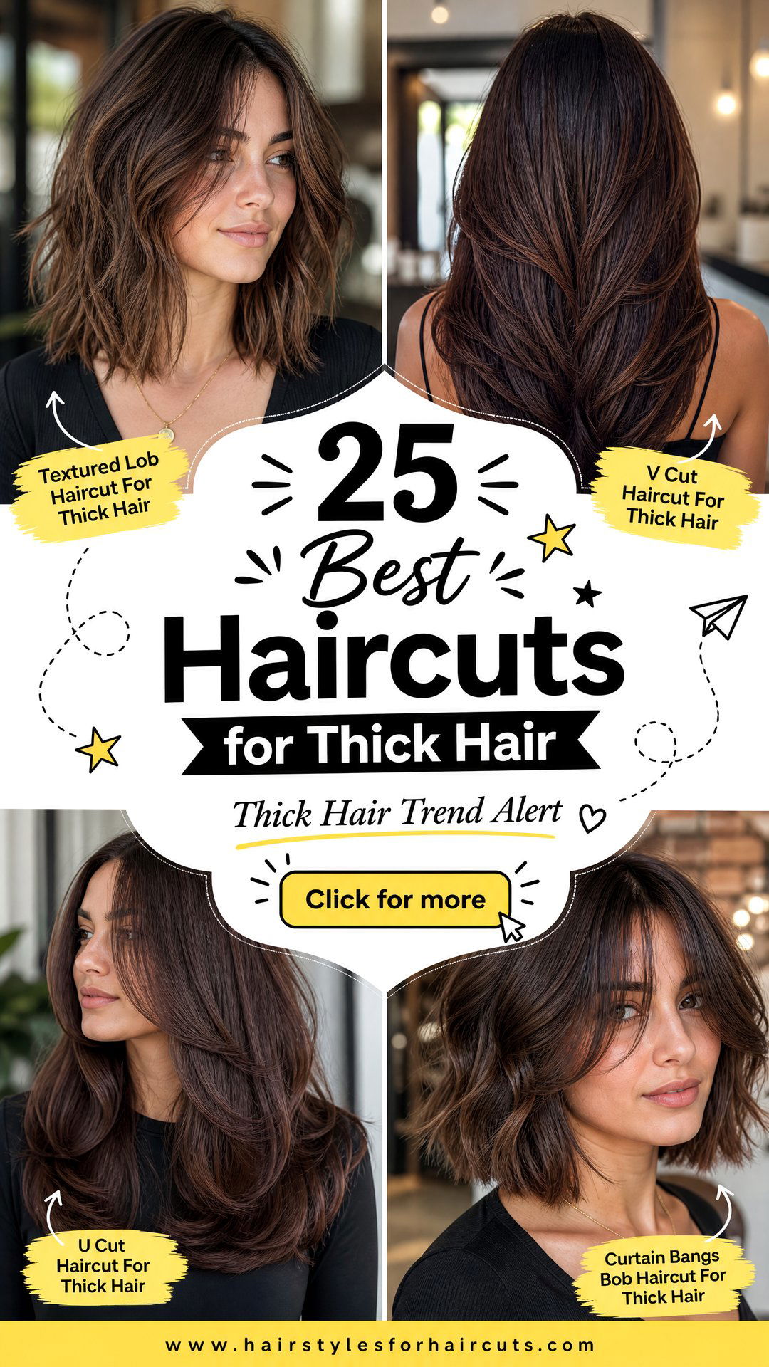 25 Best Haircuts for Thick Hair to Try This Year - 25 Best Haircuts for Thick Hair to Try This Year
