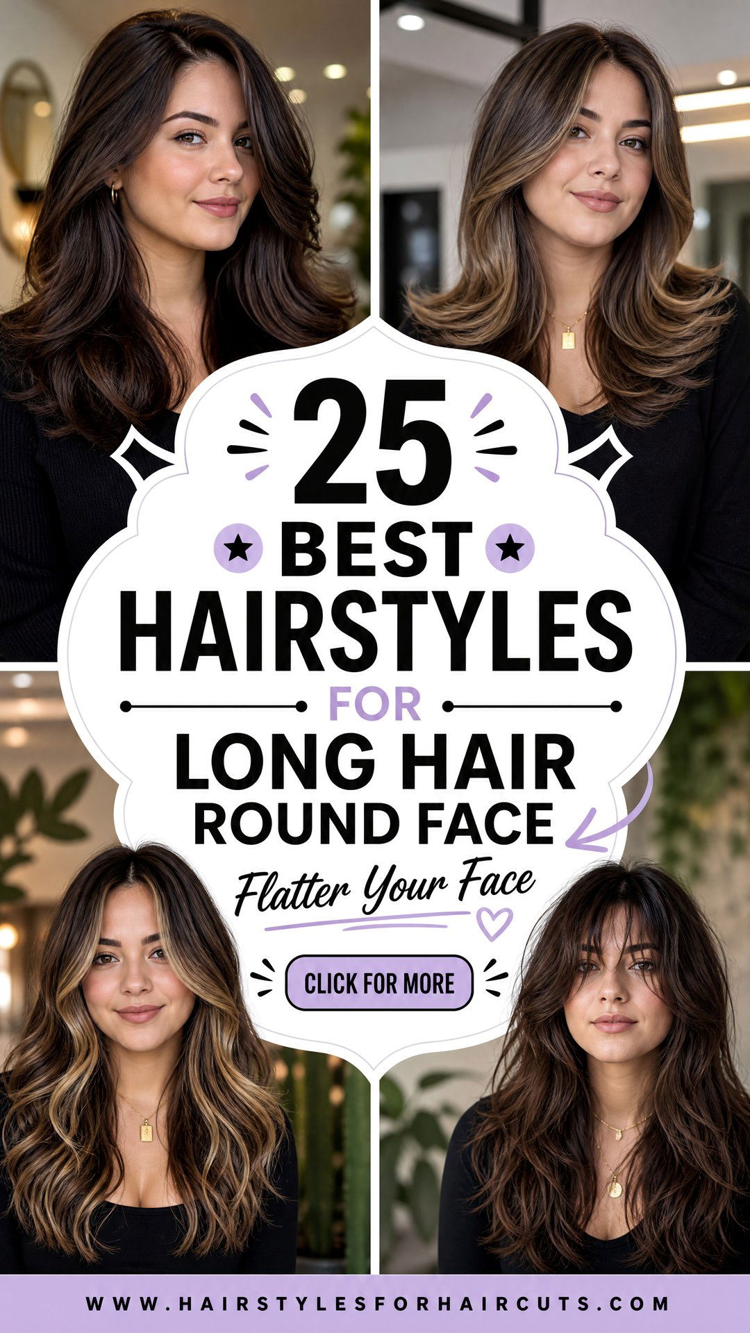 25 Best Hairstyles for Long Hair Round Face Shapes - 25 Best Hairstyles for Long Hair Round Face Shapes