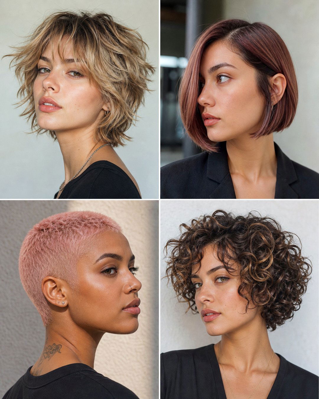 25 Best Hairstyles for Short Hair Female to Rock