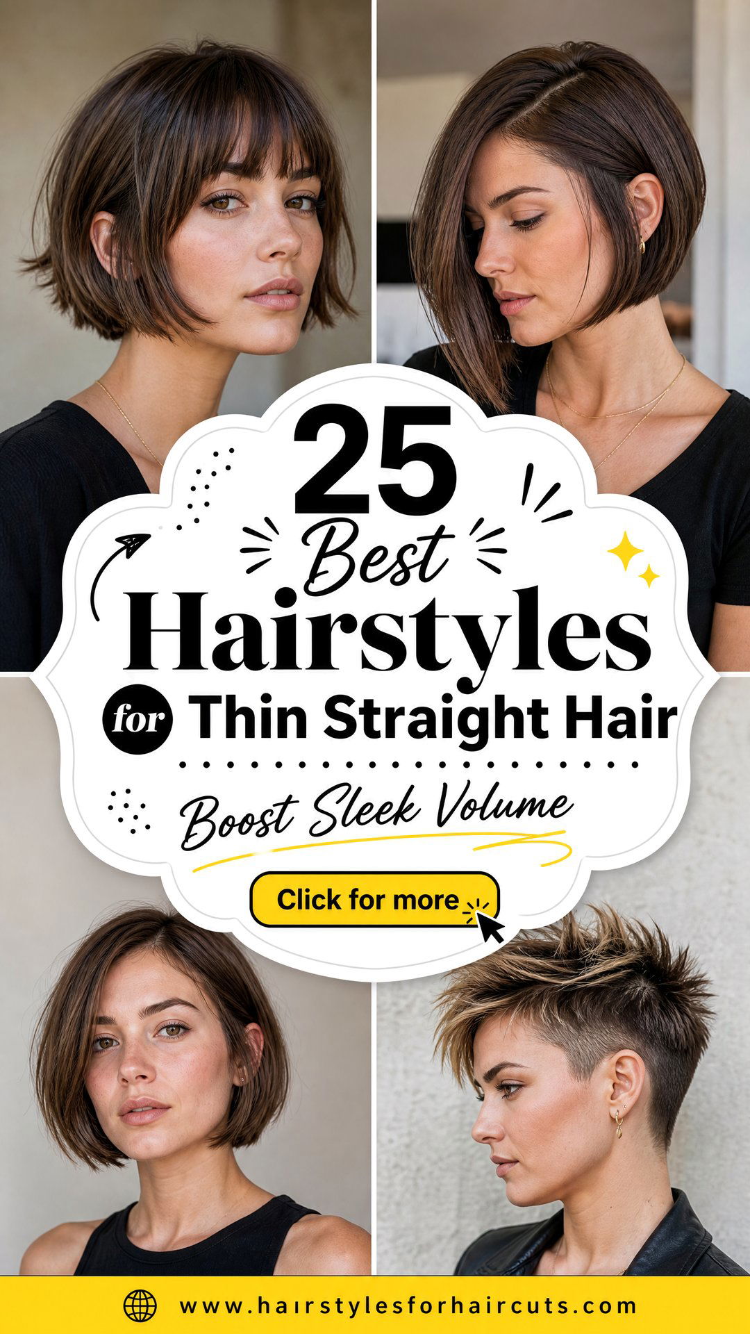 25 Best Hairstyles for Thin Straight Hair to Add Volume - 25 Best Hairstyles for Thin Straight Hair to Add Volume