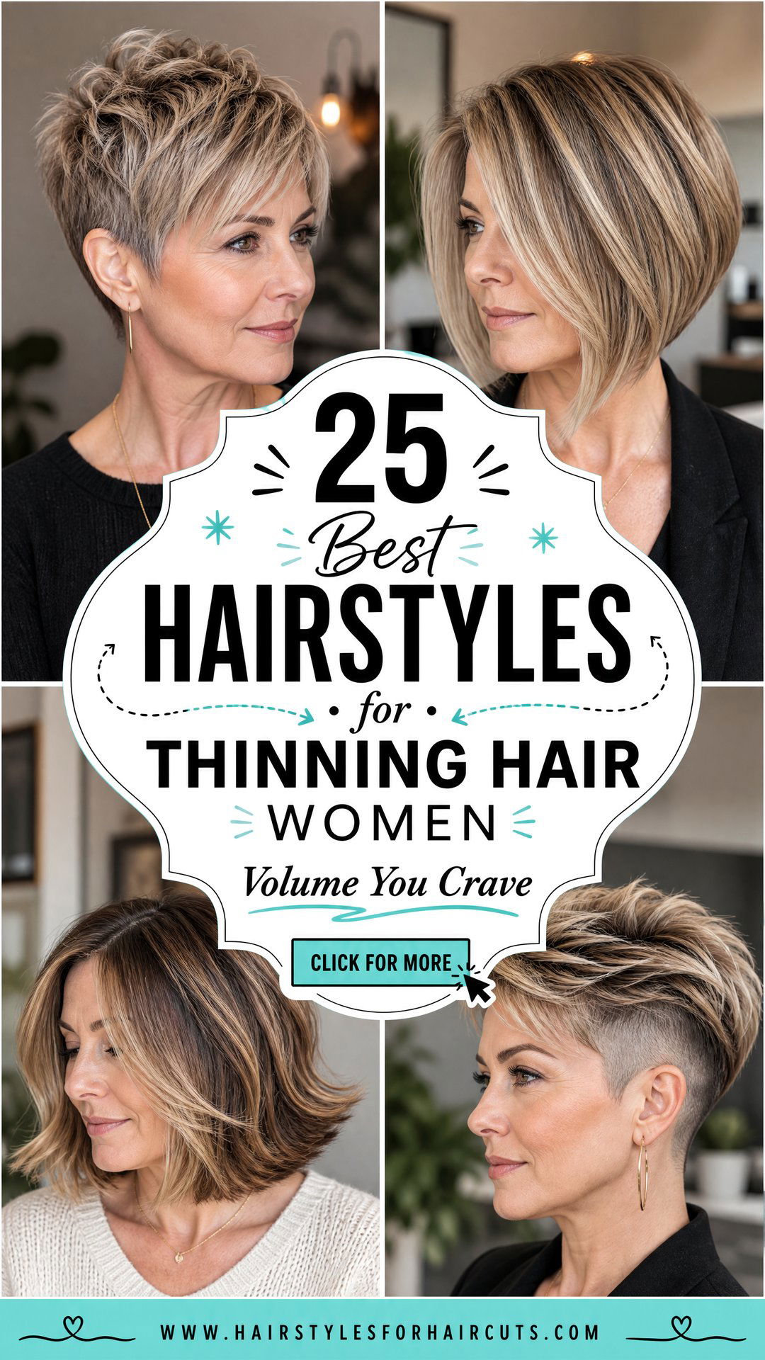 25 Best Hairstyles for Thinning Hair Women Love - 25 Best Hairstyles for Thinning Hair Women Love