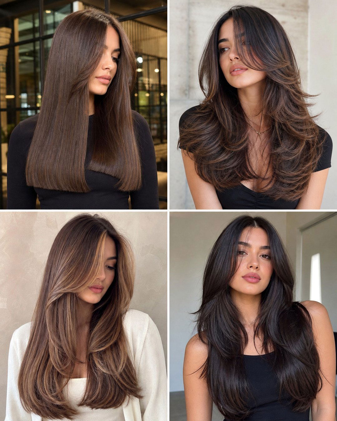 25 Best Long Haircuts for Thick Hair to Reduce Bulk