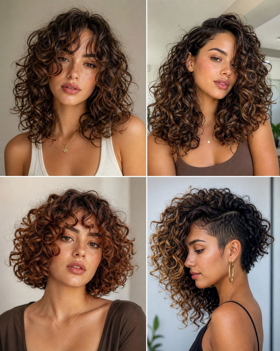 25 Best Medium Haircuts for Women With Curly Hair