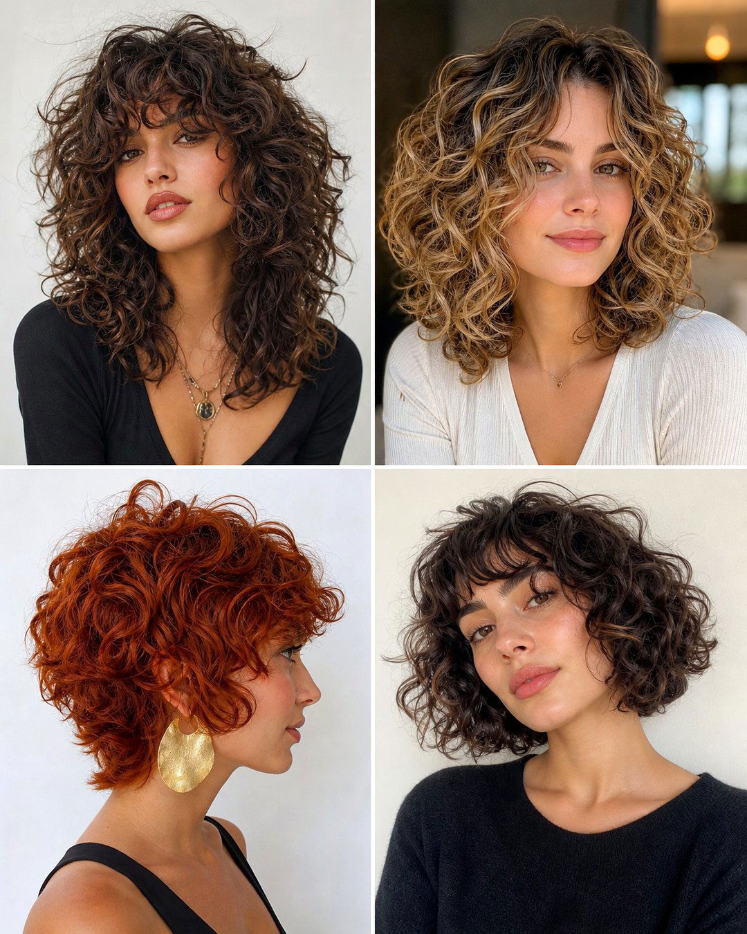 25 Best Medium Length Haircuts for Curly Hair Ideas