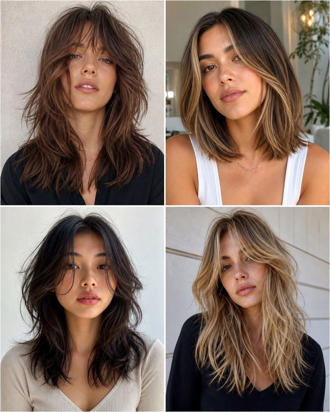 25 Best Medium Length Haircuts for Frizzy Hair