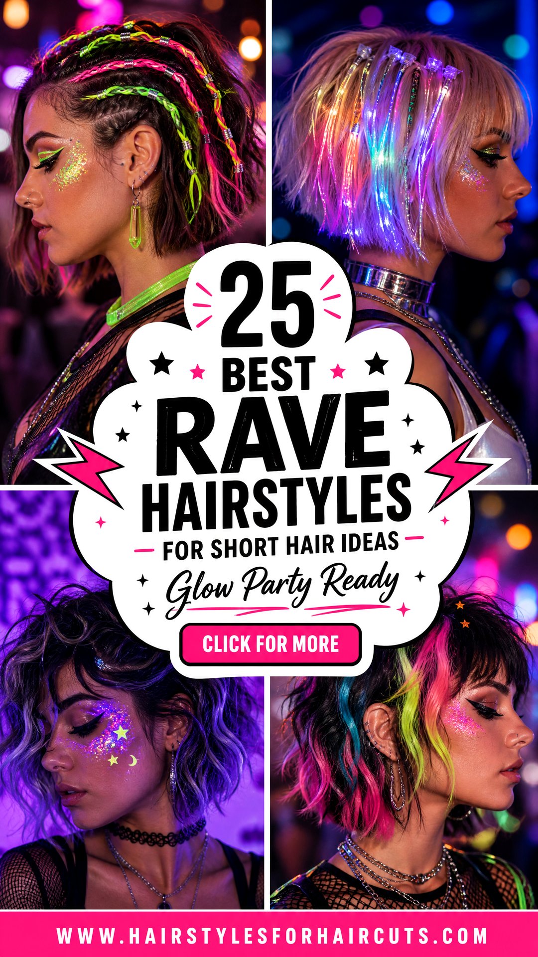 25 Best Rave Hairstyles for Short Hair Ideas - 25 Best Rave Hairstyles for Short Hair Ideas