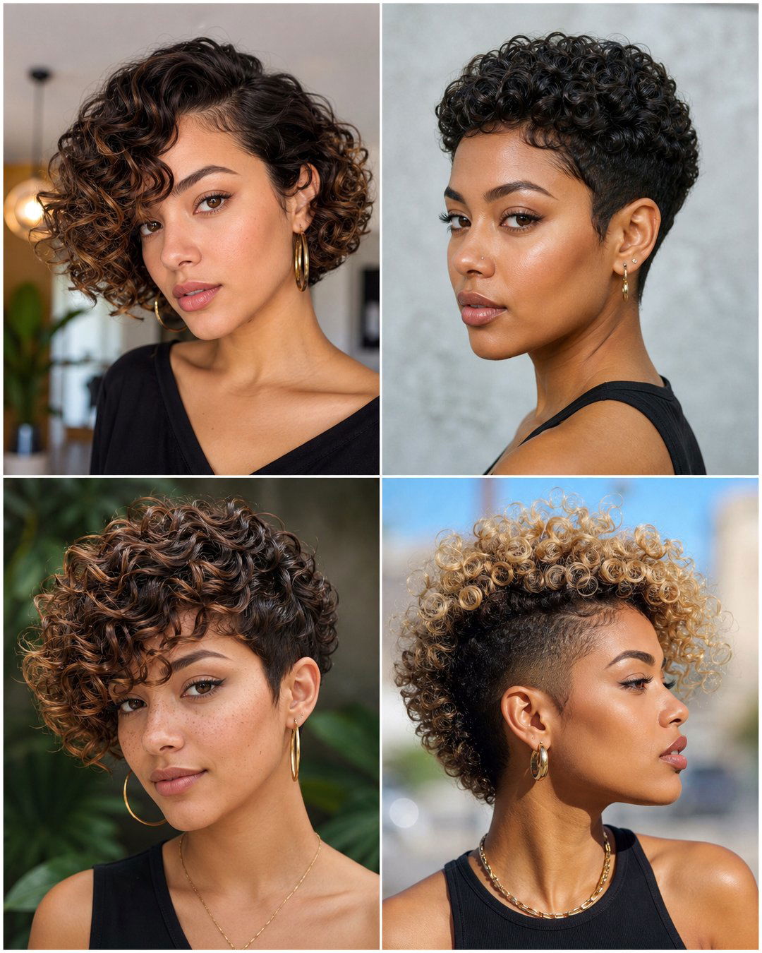 25 Best Short Curly Hairstyles for Thinning Hair Ideas