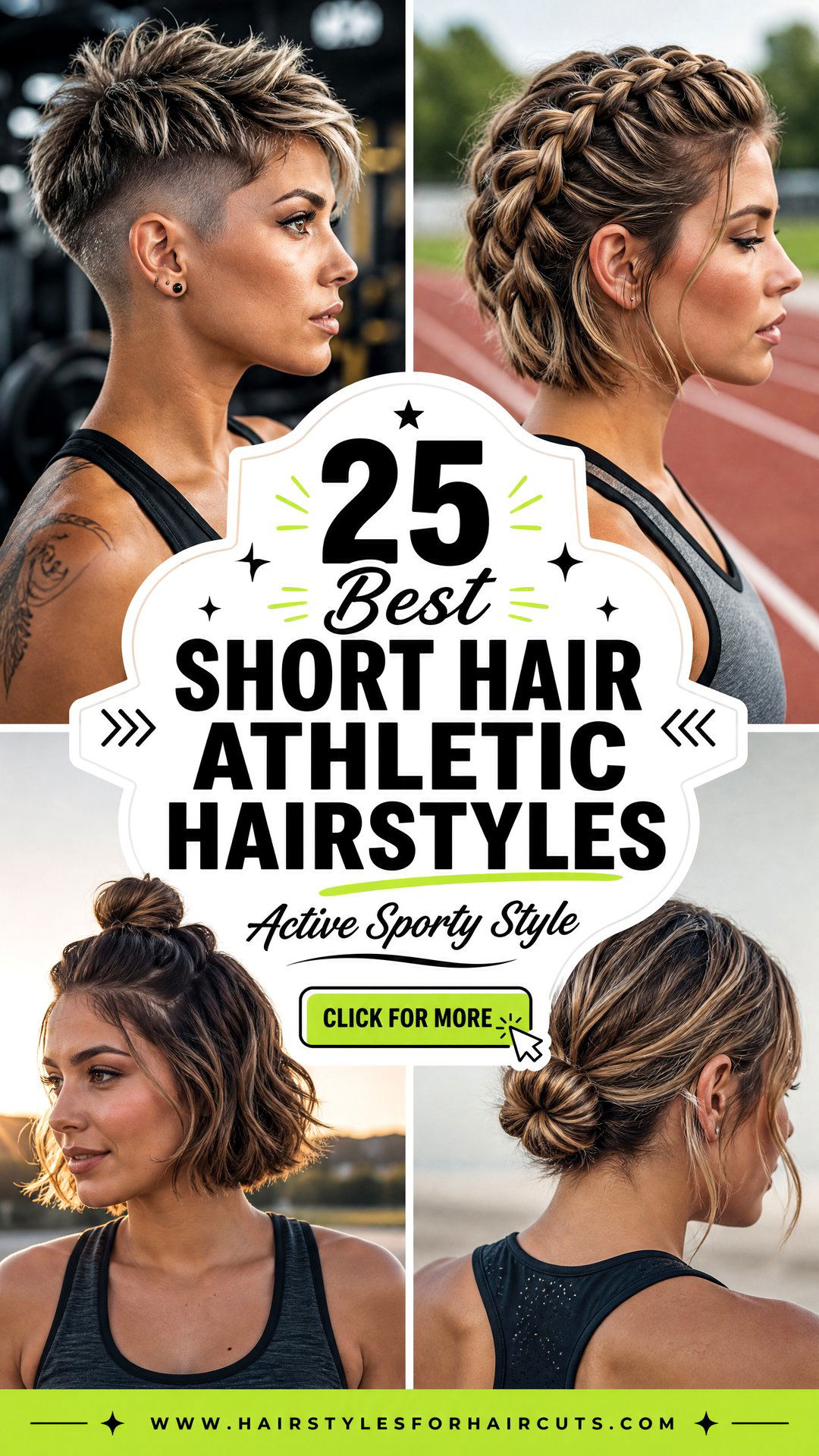 25 Best Short Hair Athletic Hairstyles for Active Women - 25 Best Short Hair Athletic Hairstyles for Active Women