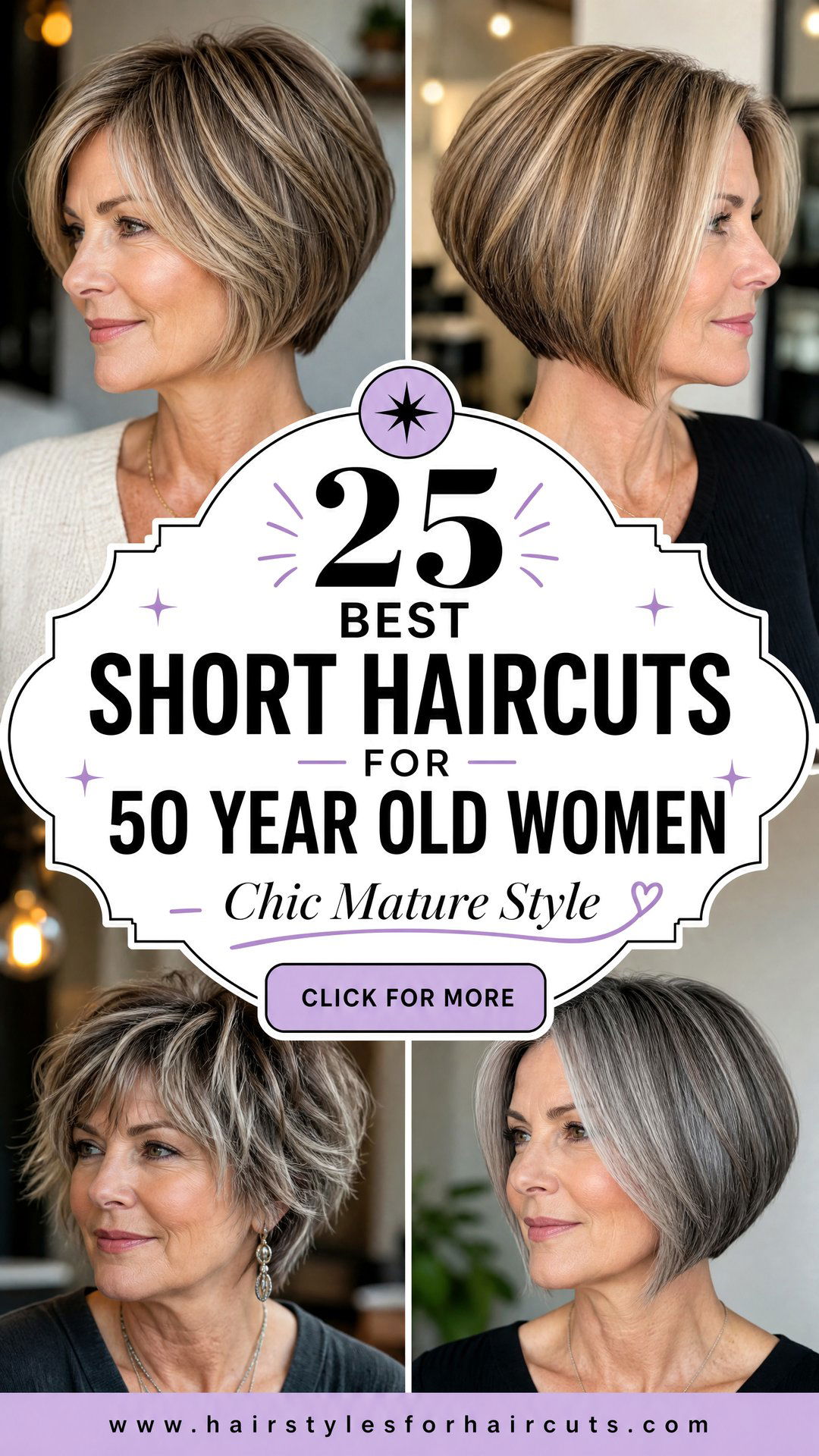 25 Best Short Haircuts for 50 Year Old Women - 25 Best Short Haircuts for 50 Year Old Women