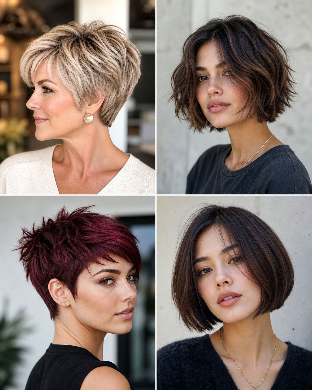 25 Best Short Haircuts for Round Faces to Flatter You