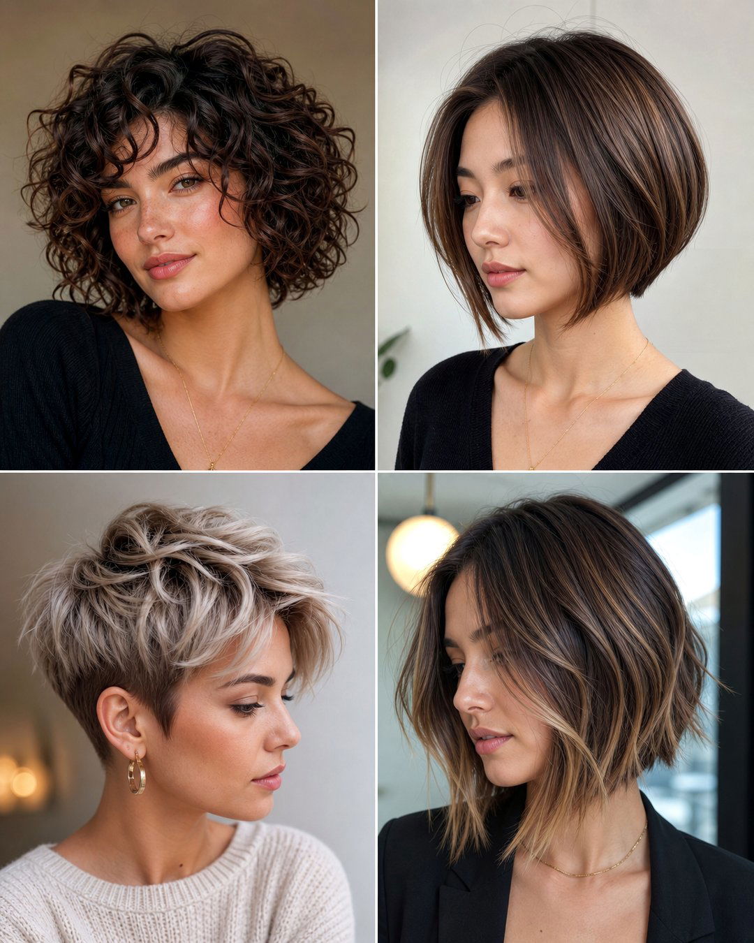 25 Best Short Haircuts for Square Faces to Try Now
