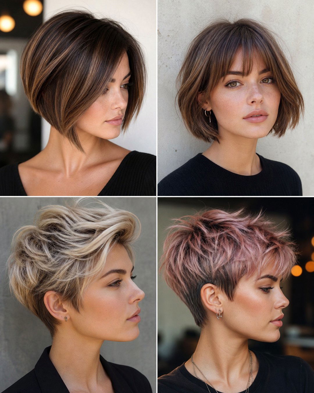 25 Best Short Hairstyles for Square Face Shapes