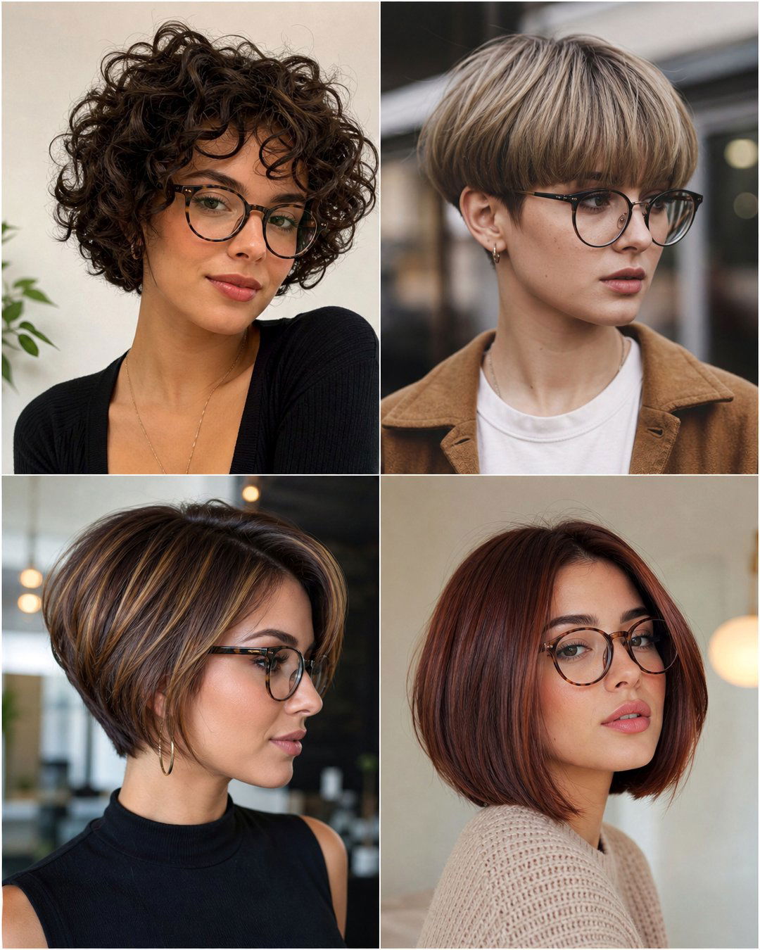 25 Best Short Hairstyles for Women With Glasses