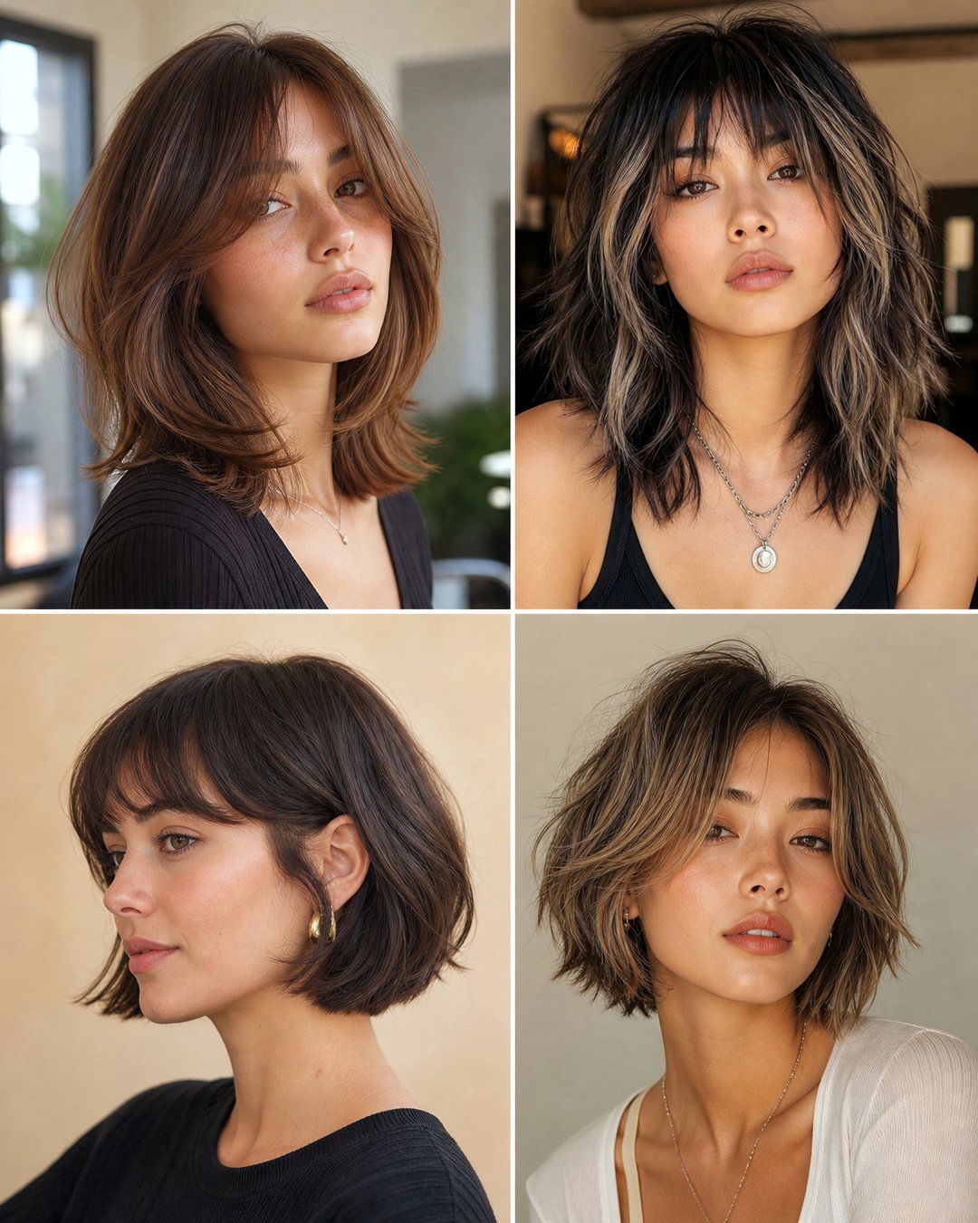 25 Best Shoulder Length Haircuts for Thick Hair
