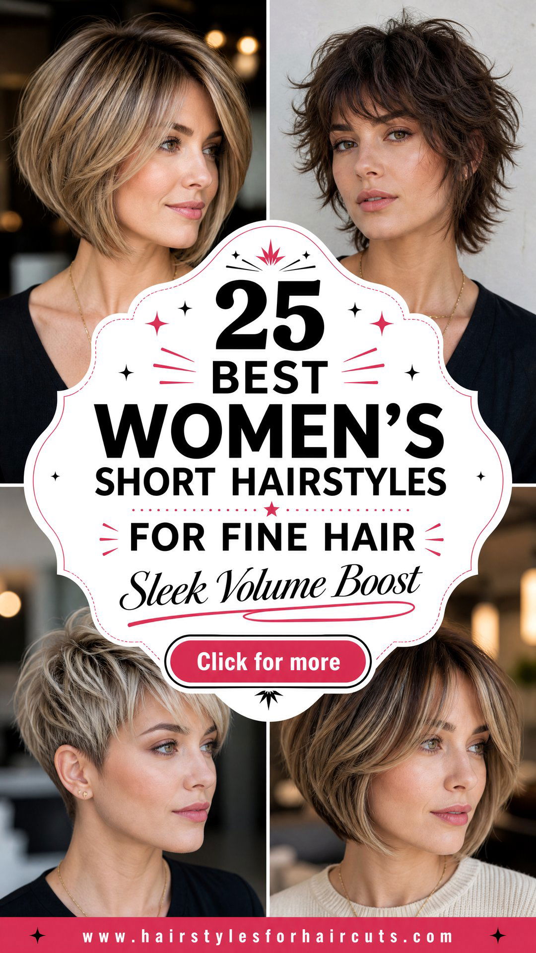 25 Best Womens Short Hairstyles for Fine Hair - 25 Best Women’s Short Hairstyles for Fine Hair