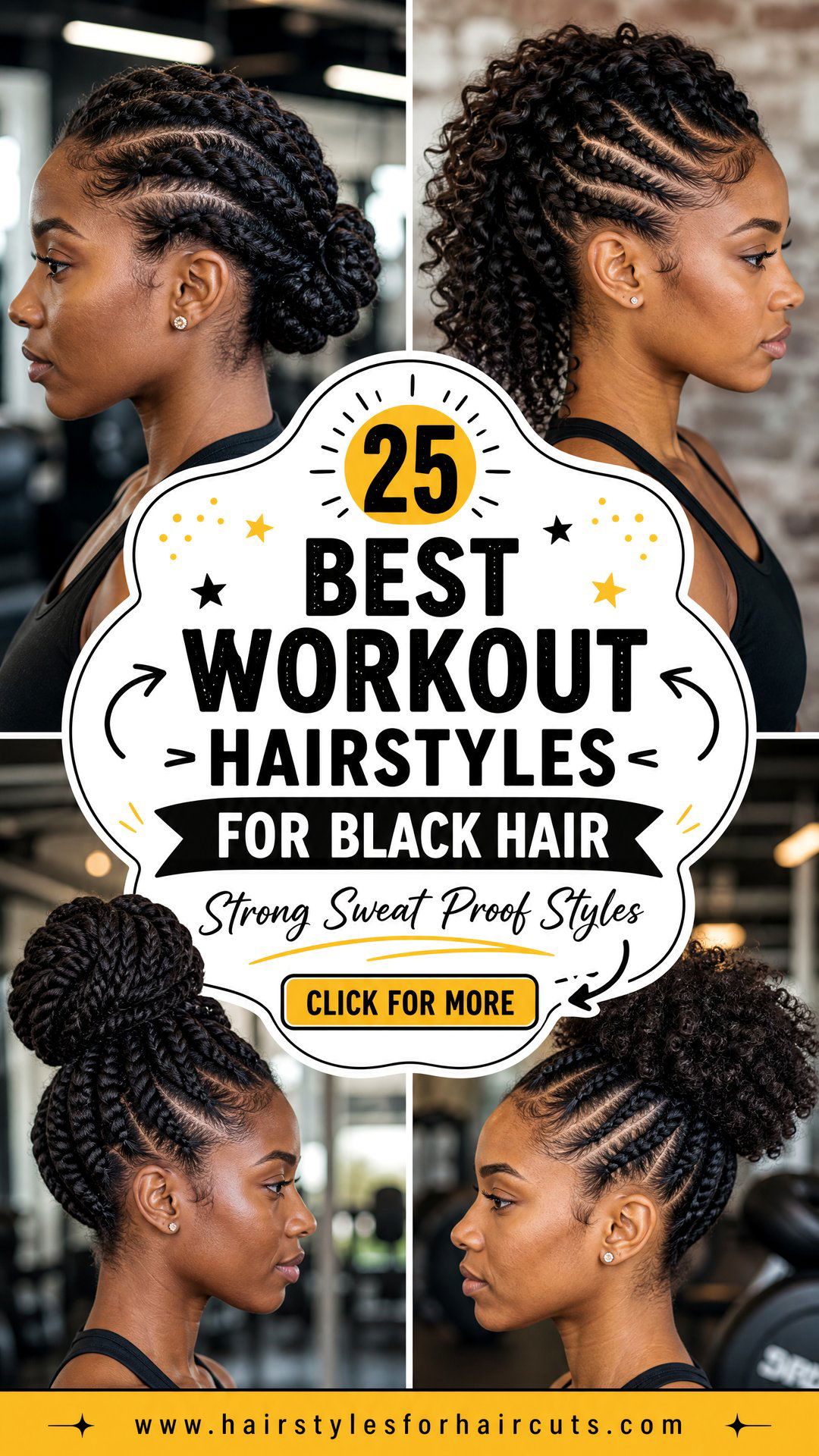 25 Best Workout Hairstyles for Black Hair to Try - 25 Best Workout Hairstyles for Black Hair to Try