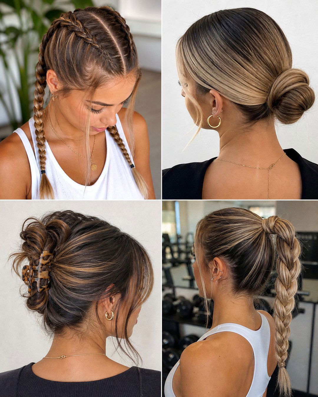 25 Best Workout Hairstyles for Medium Hair