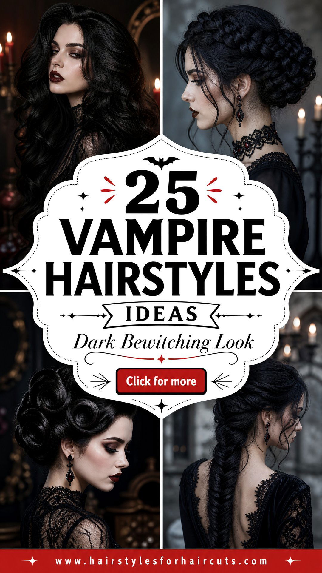 25 Bewitching Vampire Hairstyles for a Dark Bold Look - 25 Bewitching Vampire Hairstyles for a Dark, Bold Look