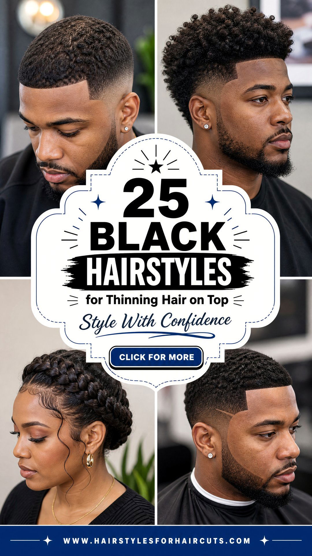 25 Black Hairstyles for Thinning Hair on Top to Try - 25 Black Hairstyles for Thinning Hair on Top to Try