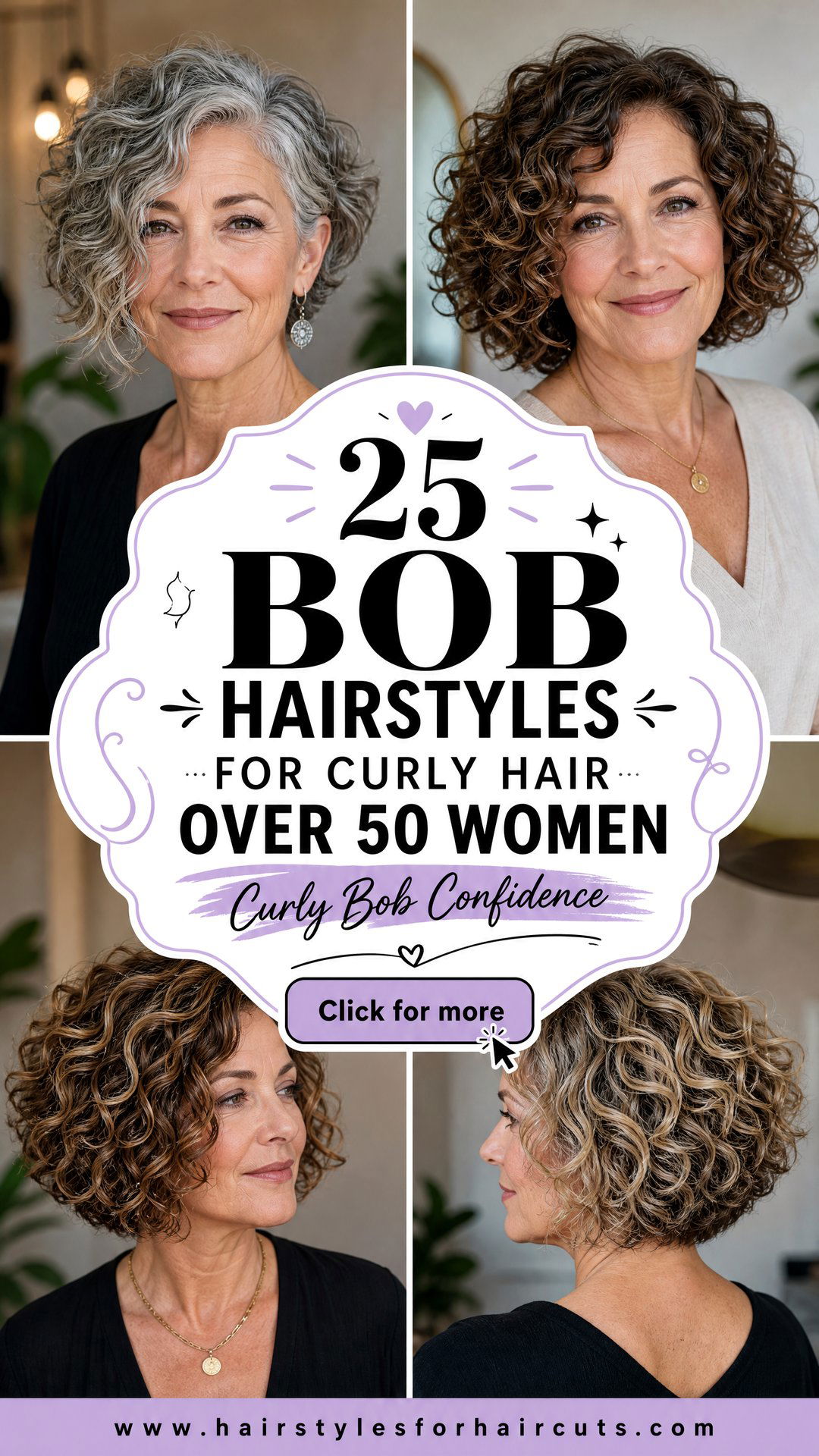 25 Bob Hairstyles for Curly Hair Over 50 Women - 25 Bob Hairstyles for Curly Hair Over 50 Women