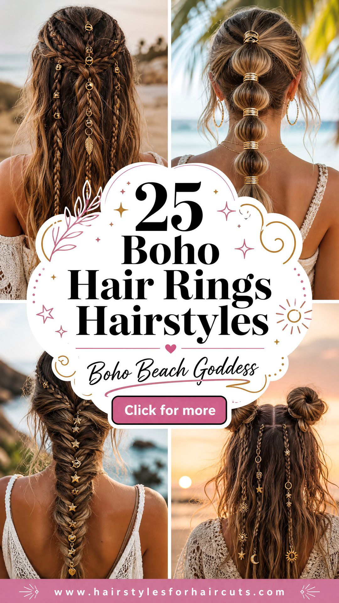 25 Boho Hair Rings Hairstyles to Try This Season - 25 Boho Hair Rings Hairstyles to Try This Season