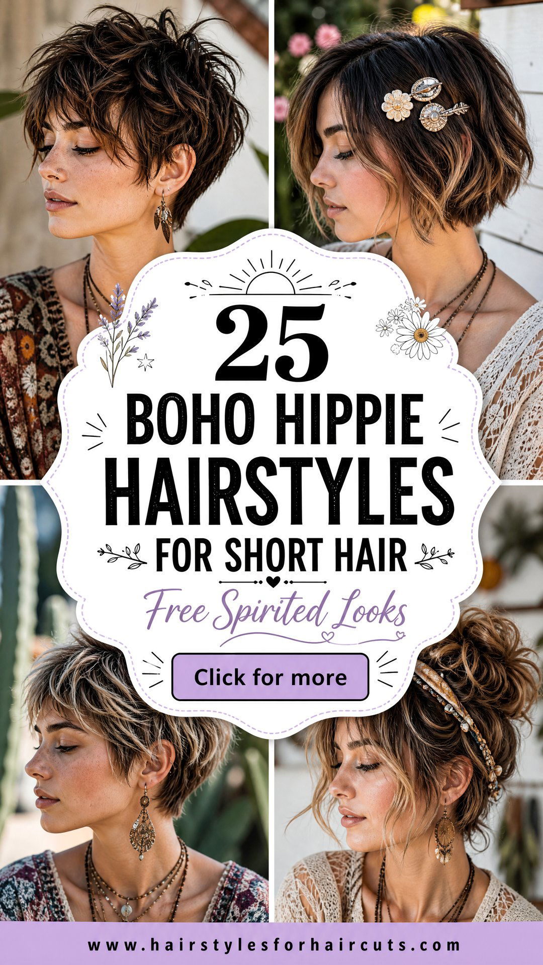 25 Boho Hippie Hairstyles for Short Hair to Try Today - 25 Boho Hippie Hairstyles for Short Hair to Try Today