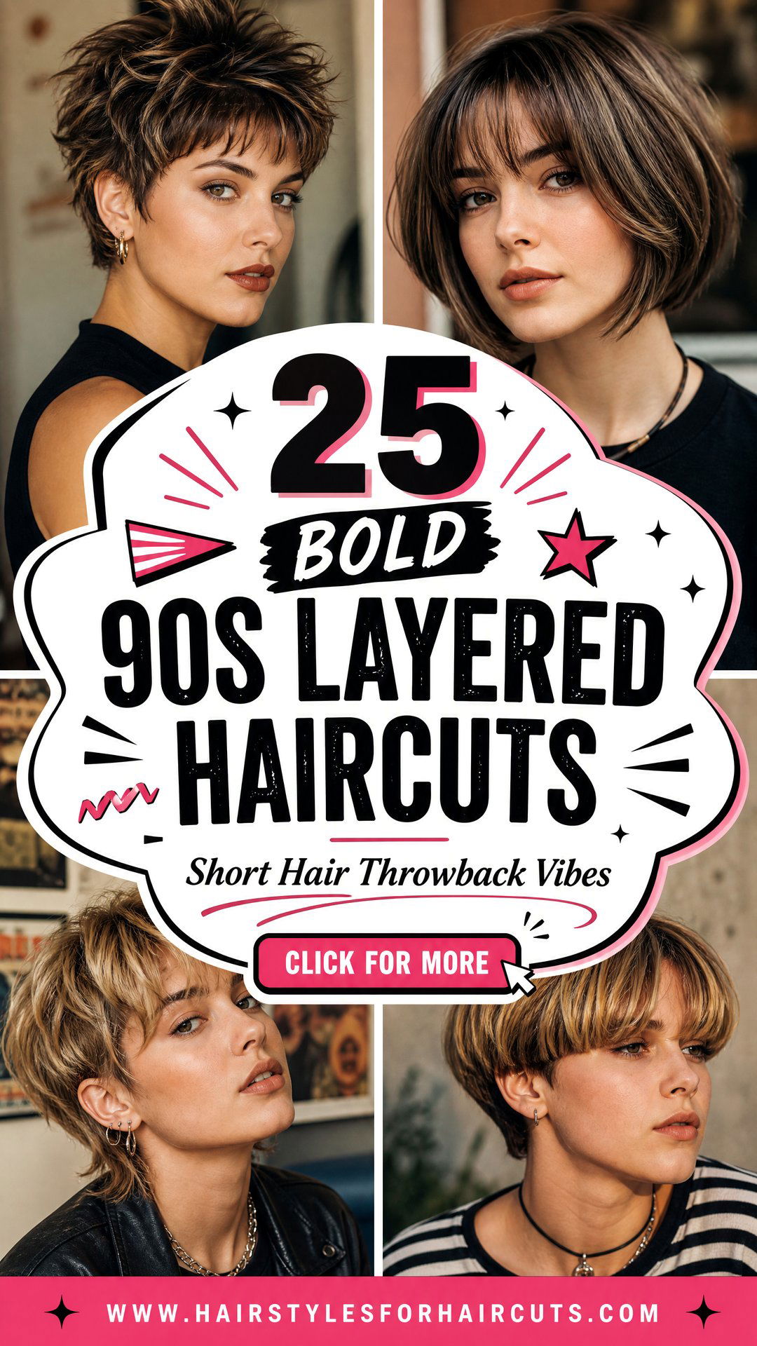 25 Bold 90s Layered Haircuts Short Hair Edition - 25 Bold 90s Layered Haircuts Short Hair Edition