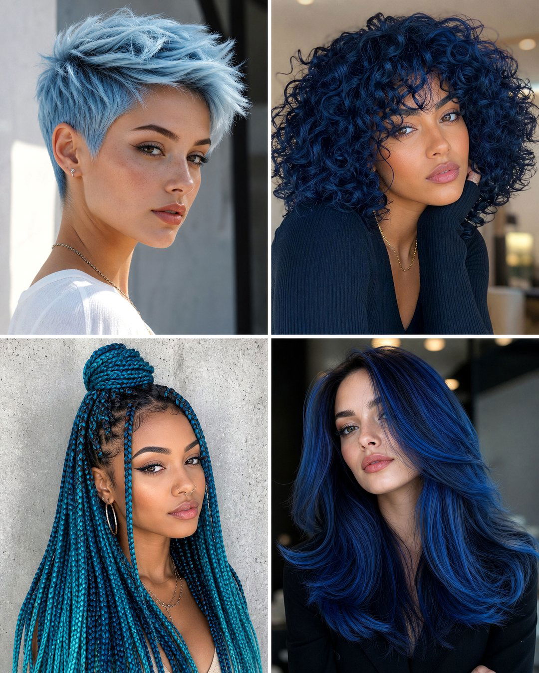 25 Bold Blue Hairstyles to Inspire Your Next Hair Color