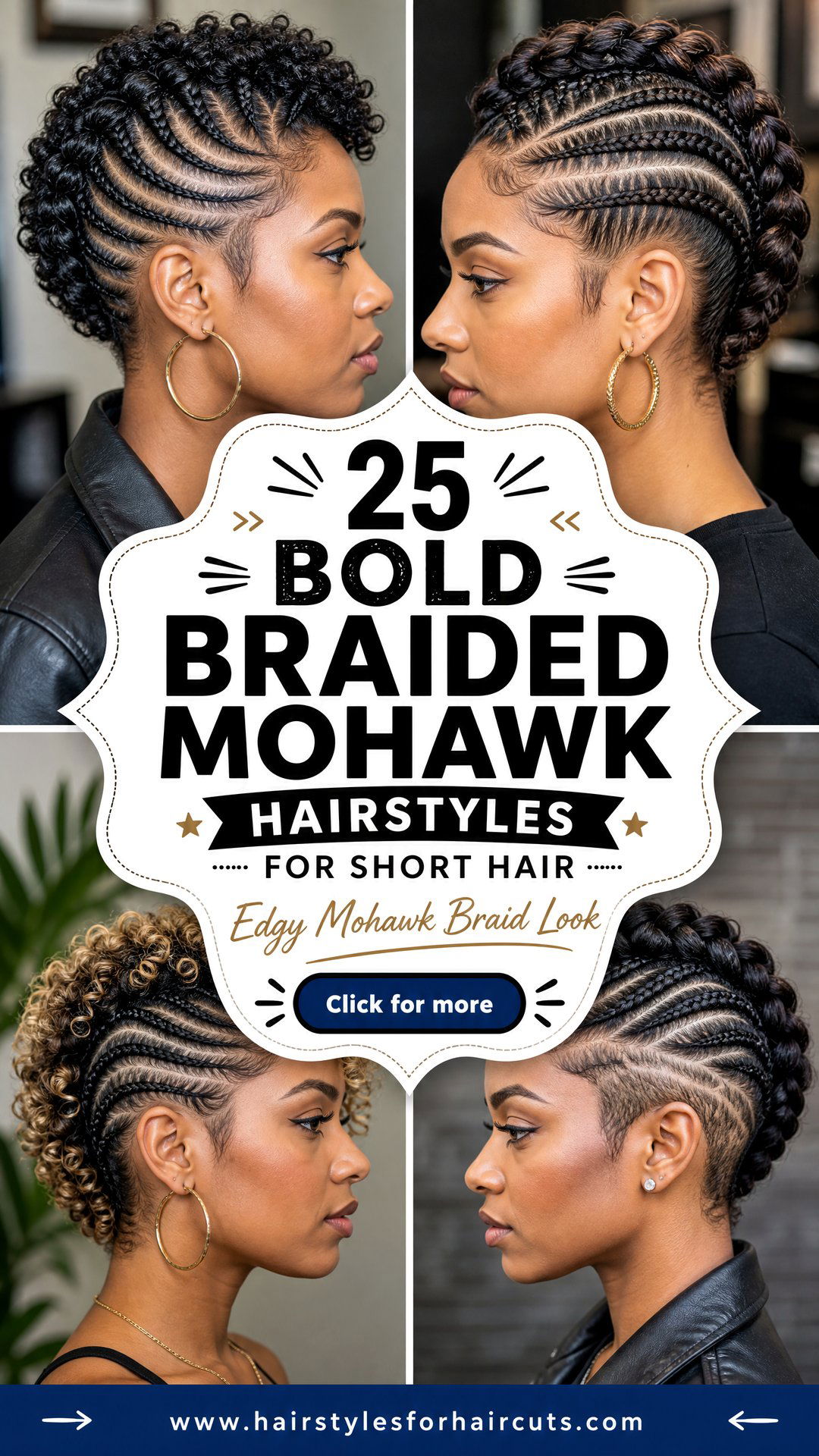 25 Bold Braided Mohawk Hairstyles for Short Hair - 25 Bold Braided Mohawk Hairstyles for Short Hair