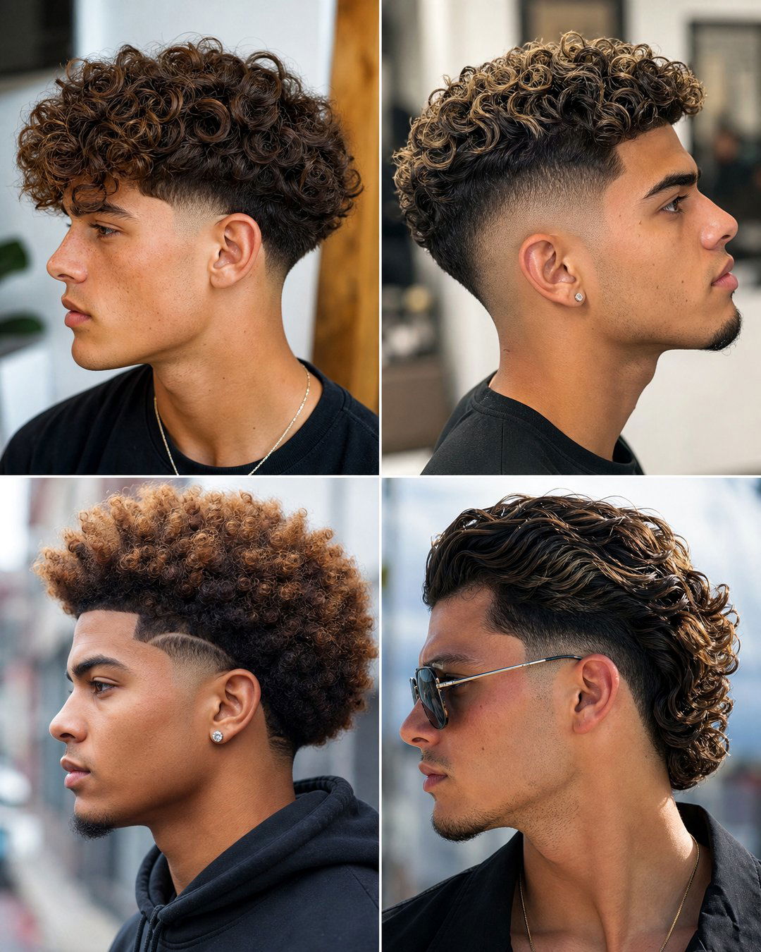 25 Bold Burst Fade Haircuts Curly Hair Styles to Try