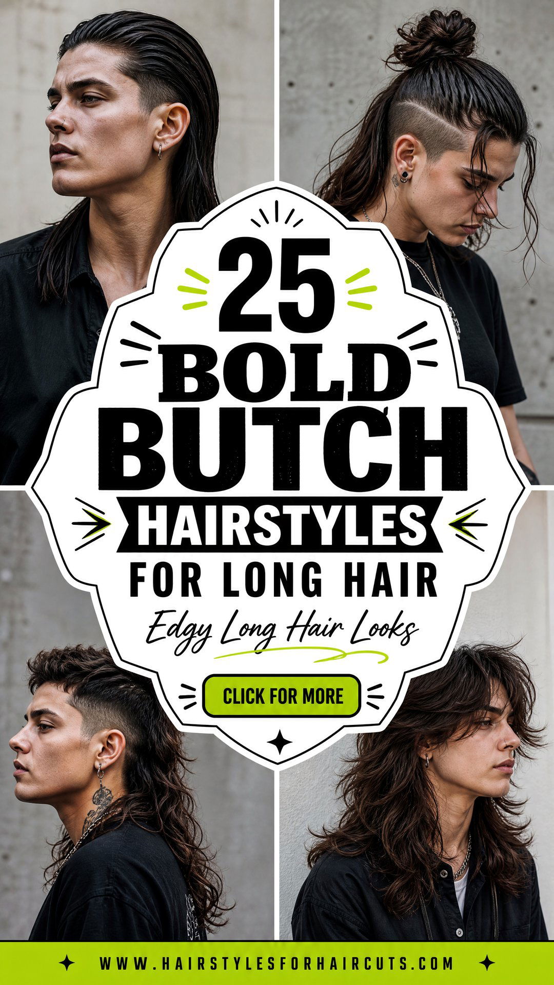 25 Bold Butch Hairstyles for Long Hair to Try Now - 25 Bold Butch Hairstyles for Long Hair to Try Now