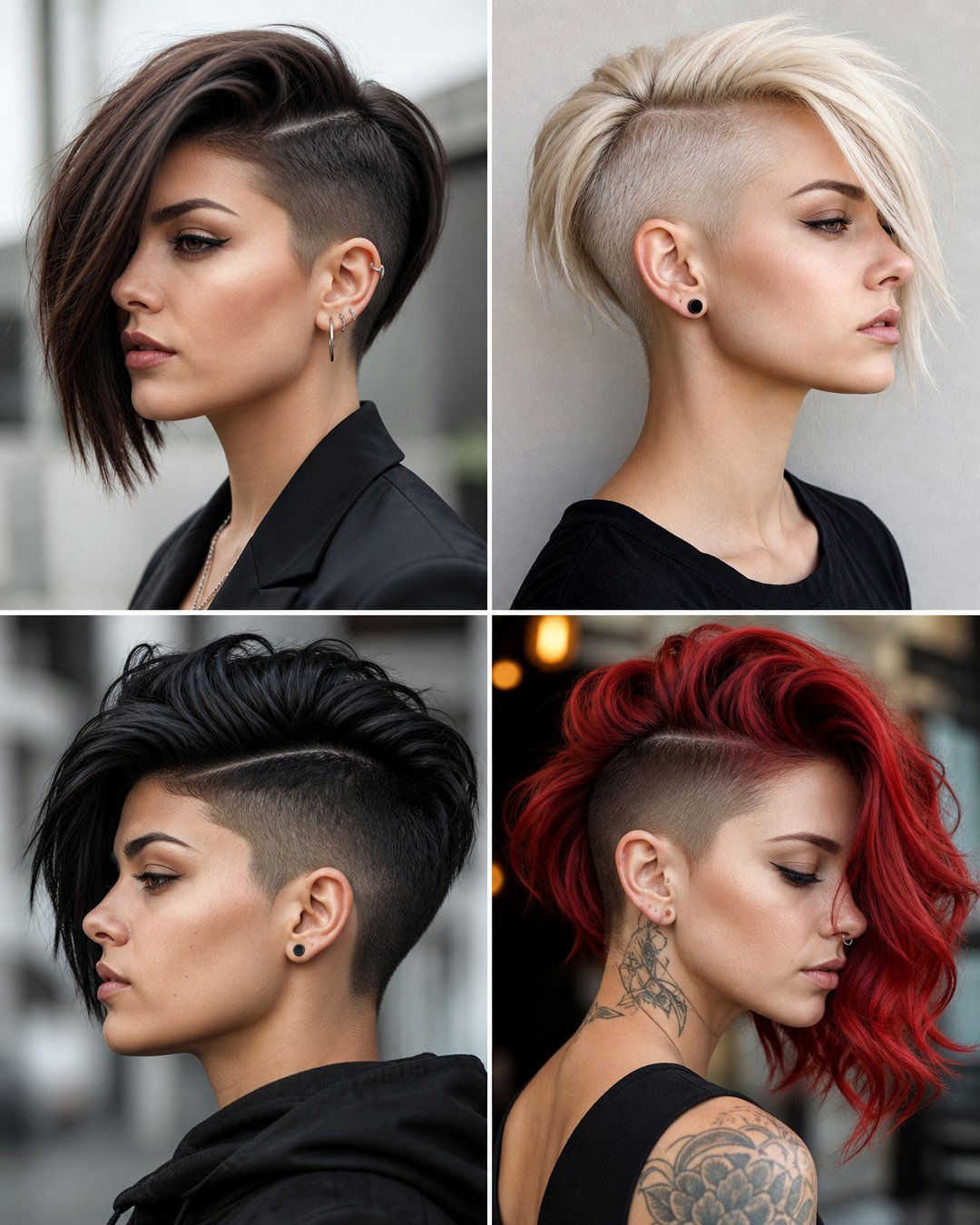 25 Bold Medium Length Long Hair Undercut Hairstyles