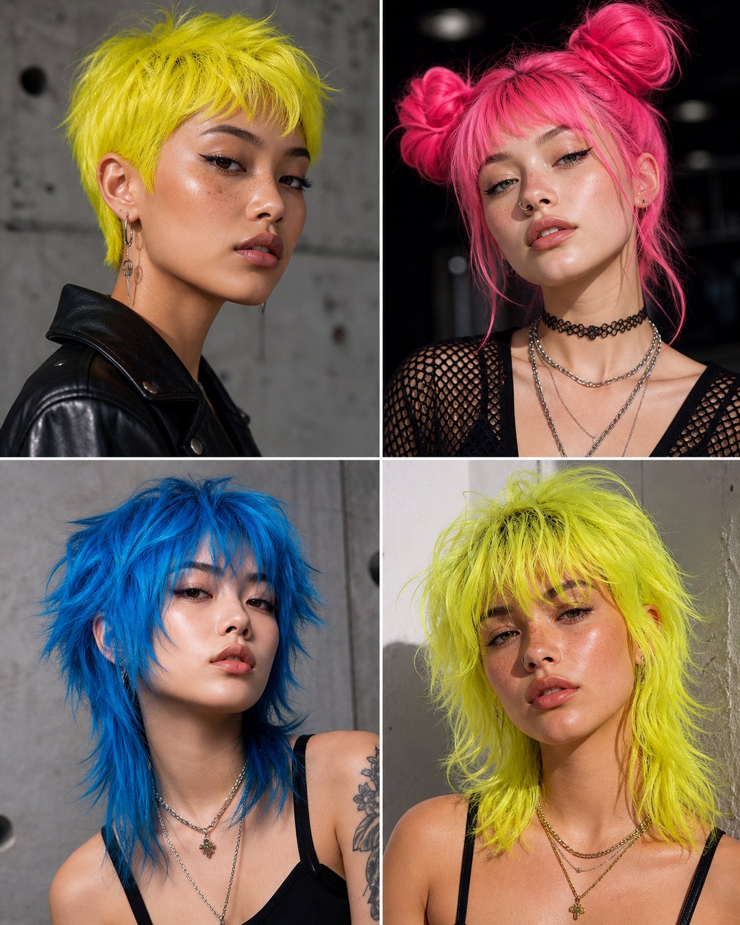 25 Bold Neon Hairstyles to Make a Vibrant Statement