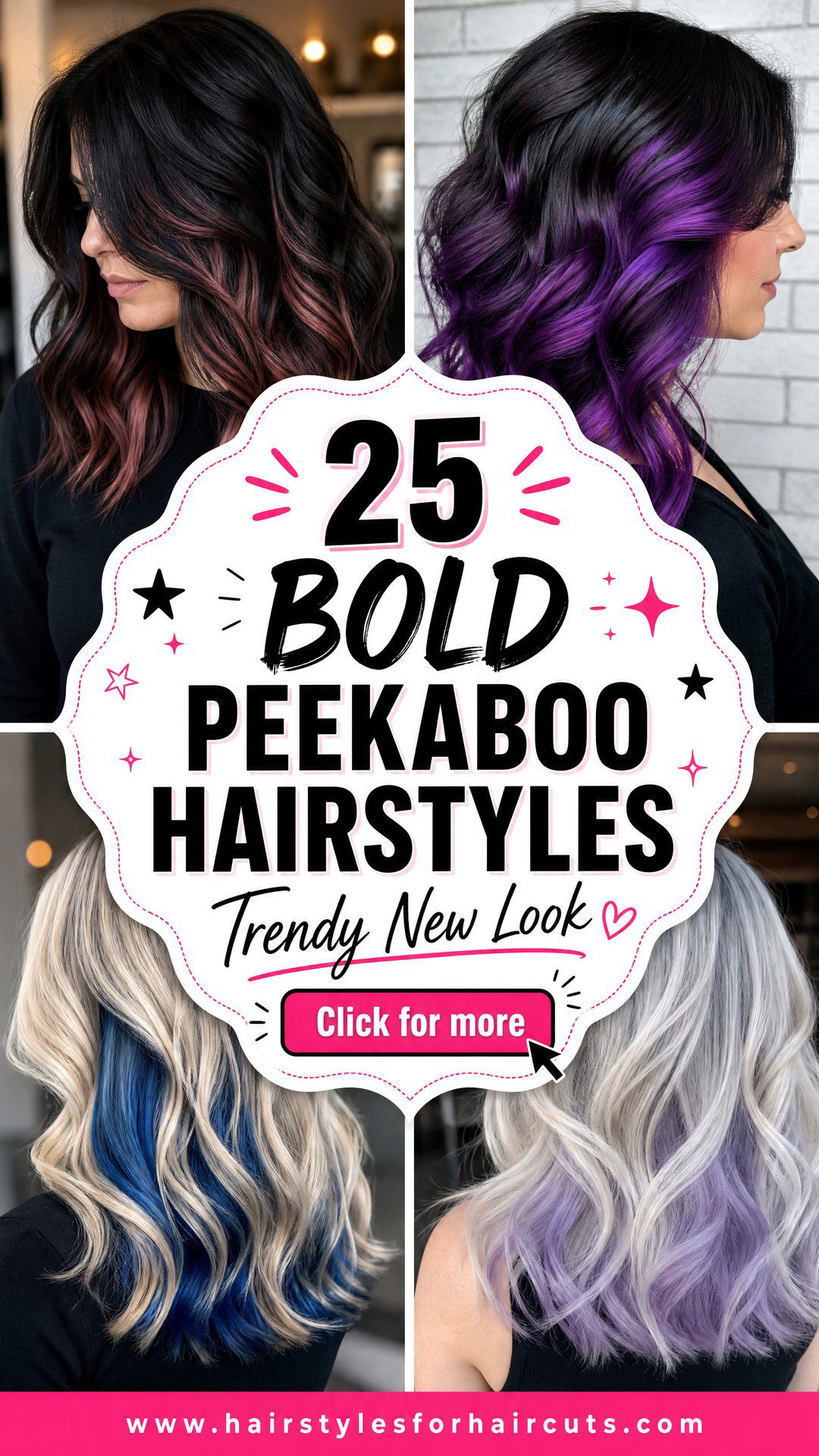 25 Bold Peekaboo Hairstyles for a Trendy New Look - 25 Bold Peekaboo Hairstyles for a Trendy New Look