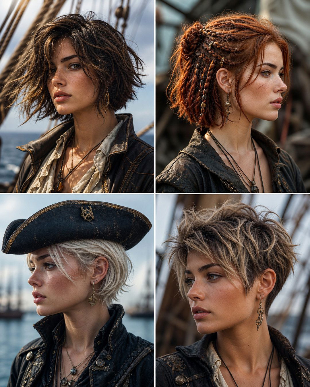 25 Bold Pirate Hairstyles Female Short Hair Ideas