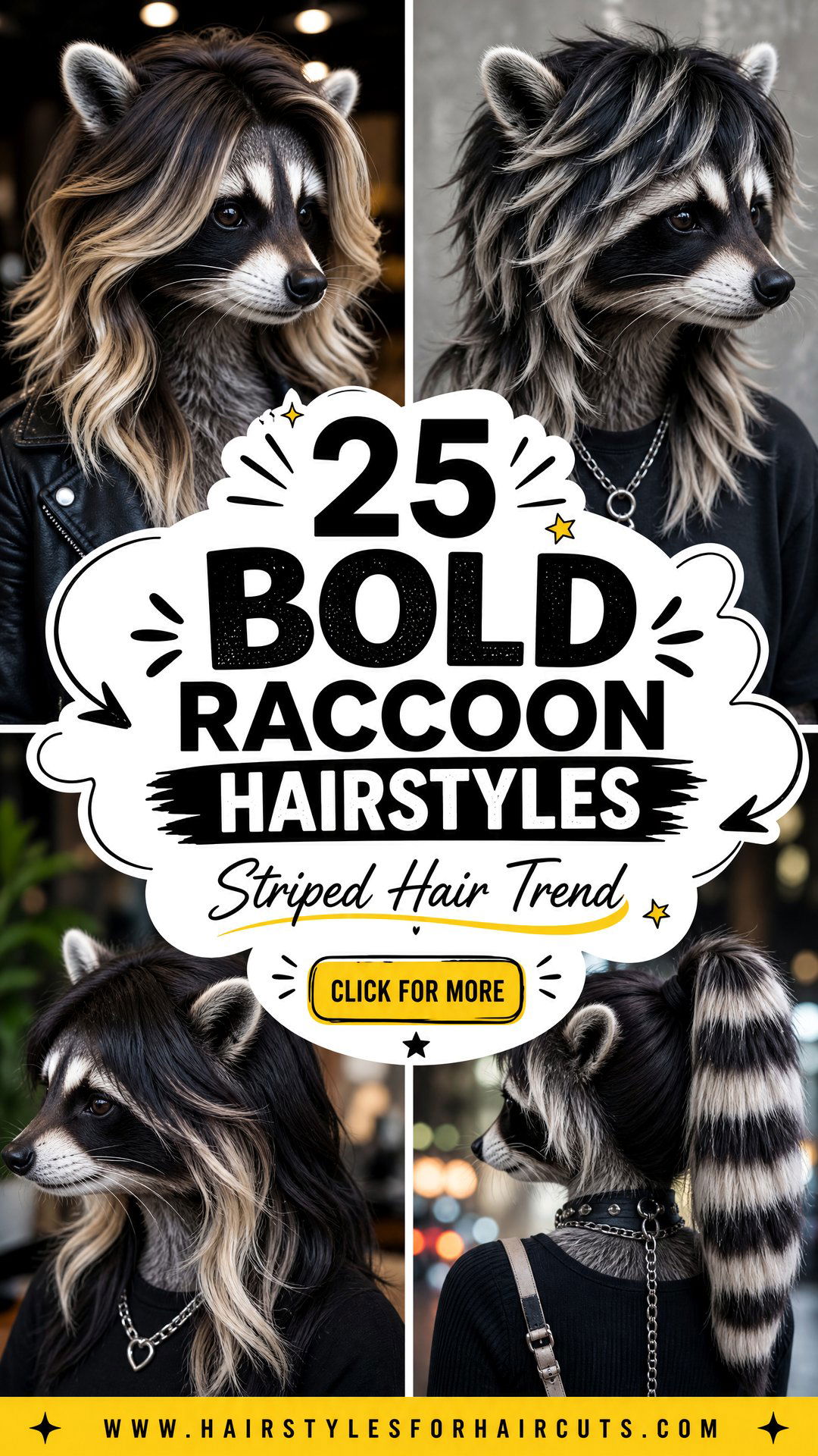 25 Bold Raccoon Hairstyles to Rock This Season - 25 Bold Raccoon Hairstyles to Rock This Season