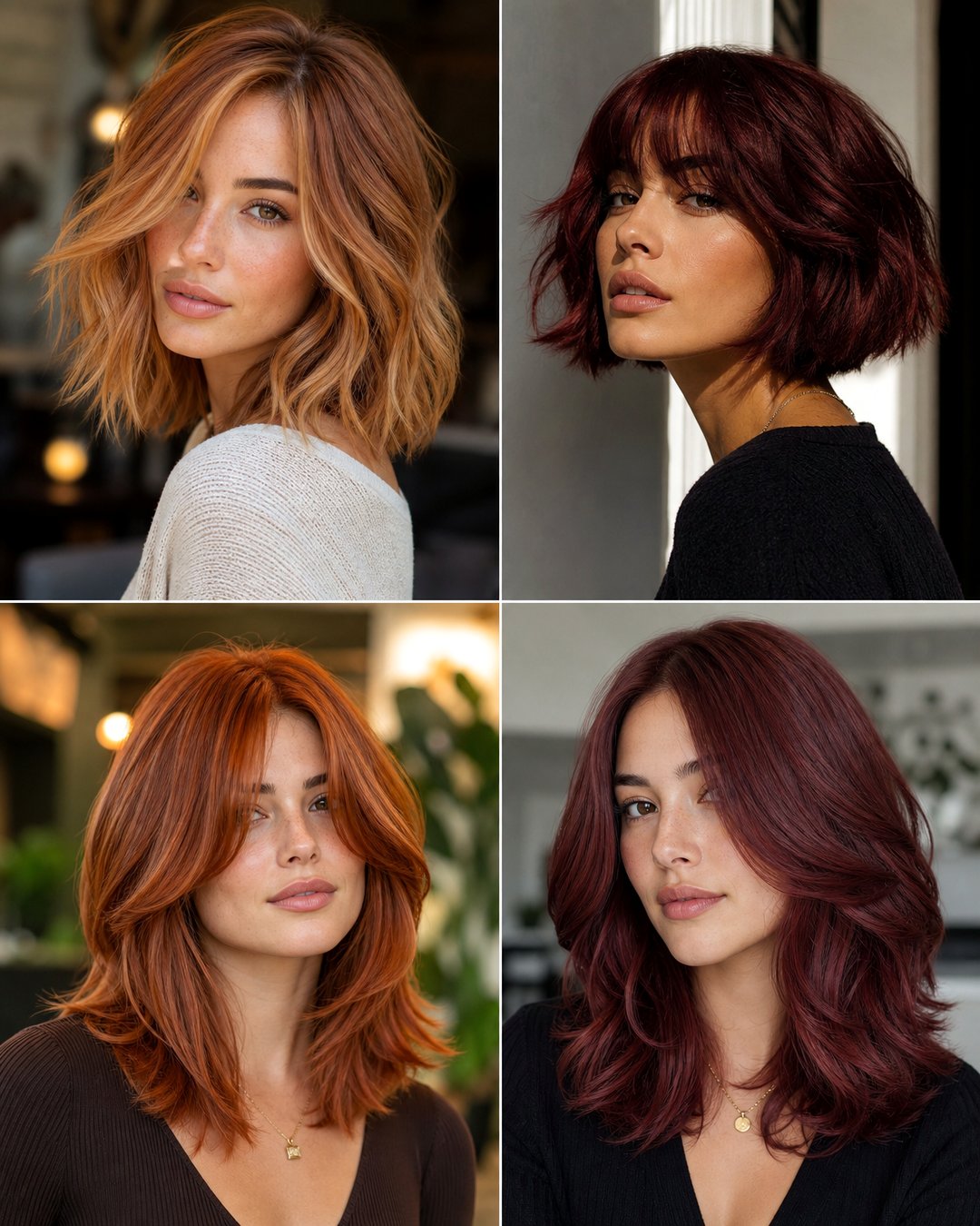 25 Bold Shoulder Length Short Red Hairstyles to Try