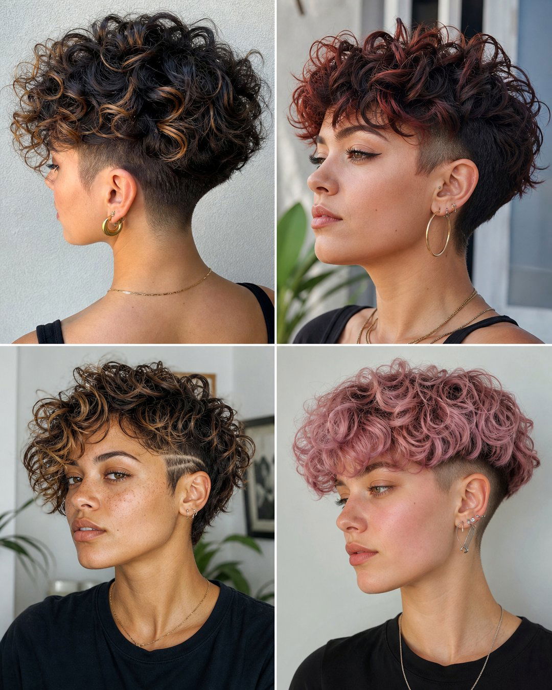25 Bold Undercut Haircuts Curly Hair Ideas to Try