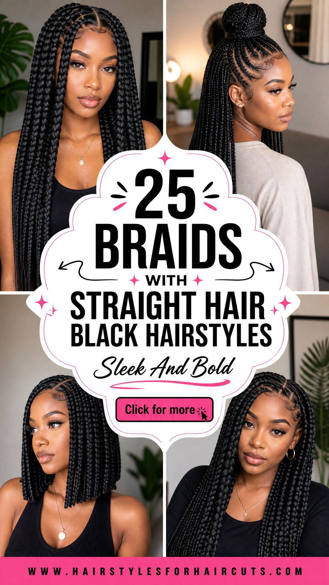 25 Braids With Straight Hair Black Hairstyles to Love - 25 Braids With Straight Hair Black Hairstyles to Love