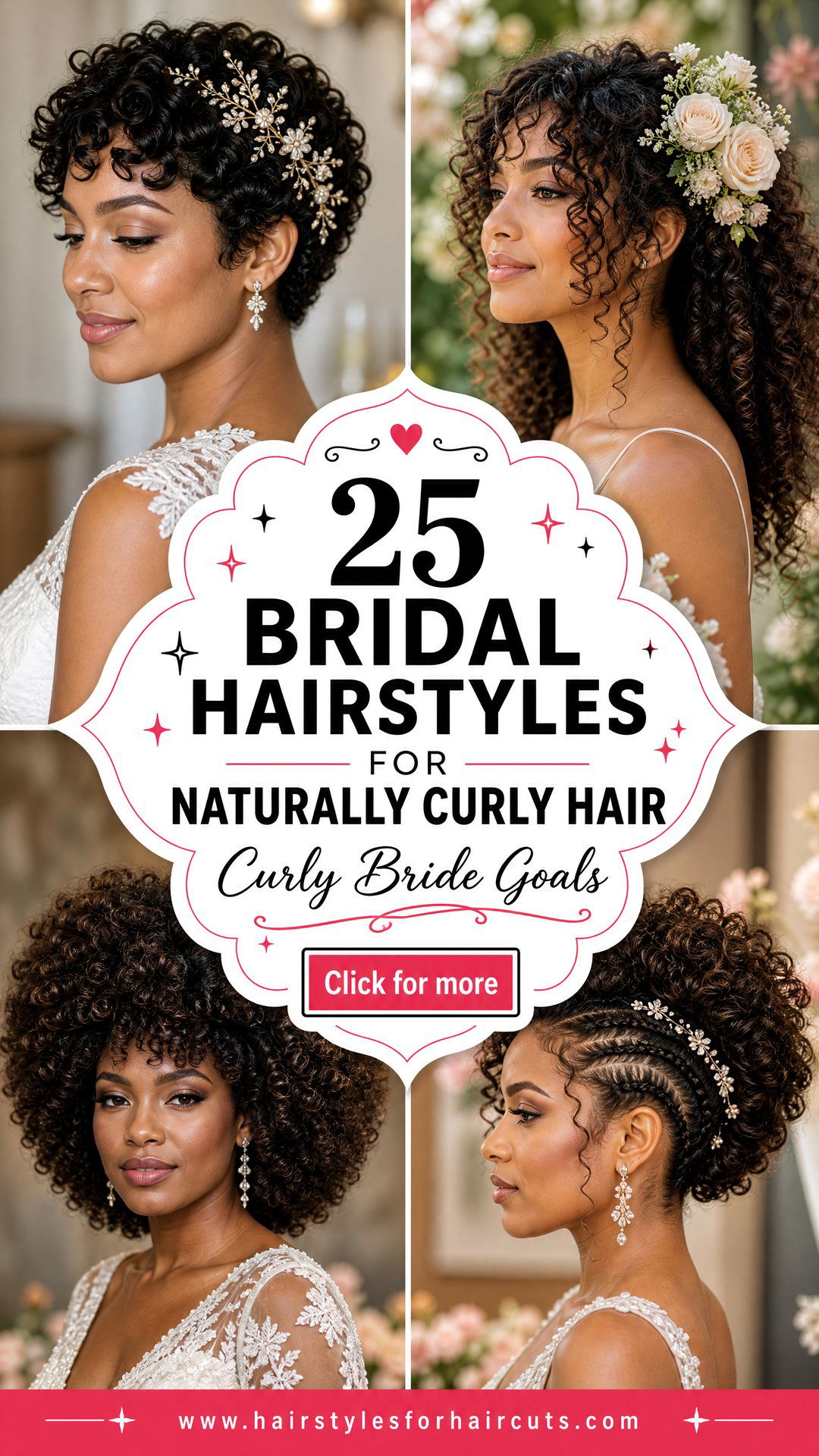 25 Bridal Hairstyles for Naturally Curly Hair Brides - 25 Bridal Hairstyles for Naturally Curly Hair Brides