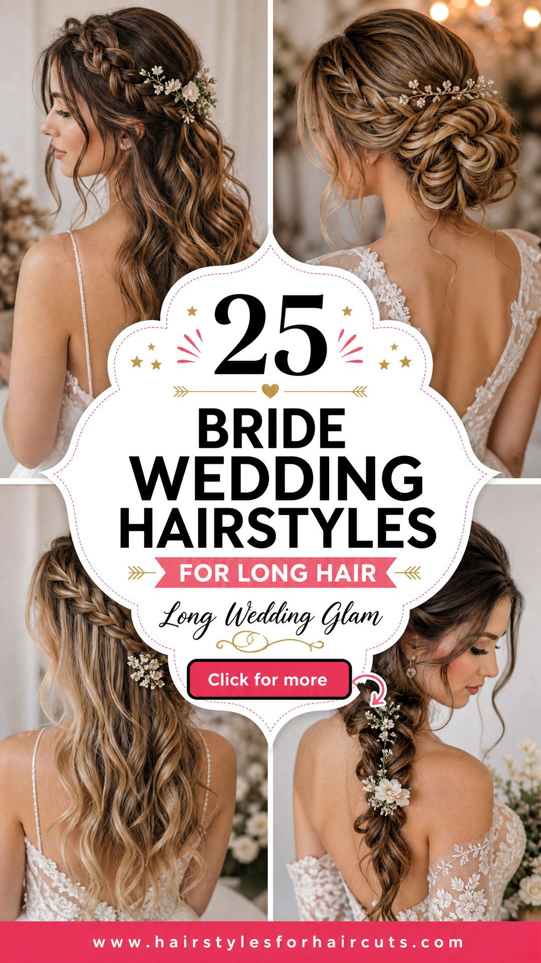 25 Bride Wedding Hairstyles for Long Hair to Inspire You - 25 Bride Wedding Hairstyles for Long Hair to Inspire You