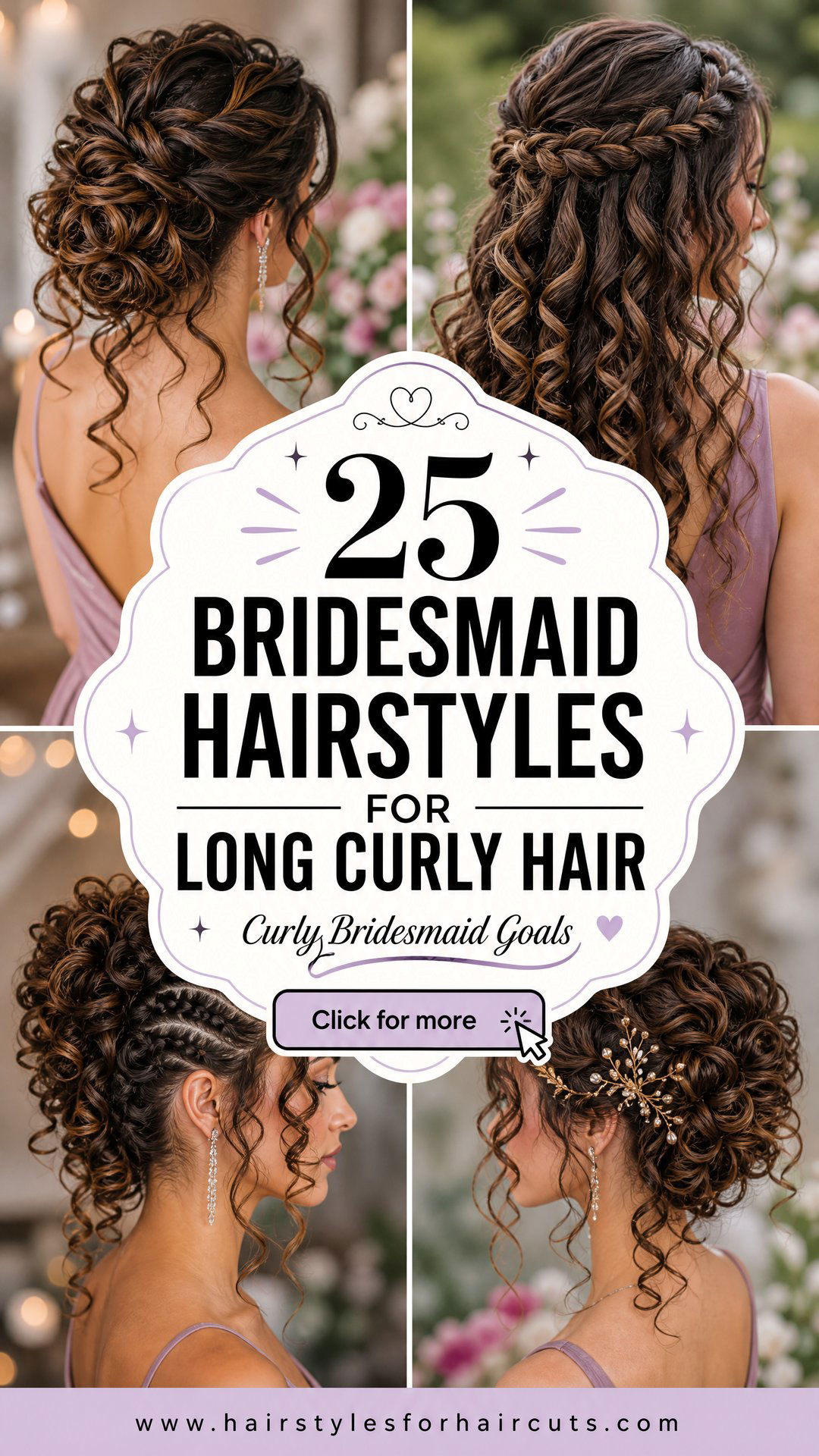 25 Bridesmaid Hairstyles for Long Curly Hair Ideas - 25 Bridesmaid Hairstyles for Long Curly Hair Ideas