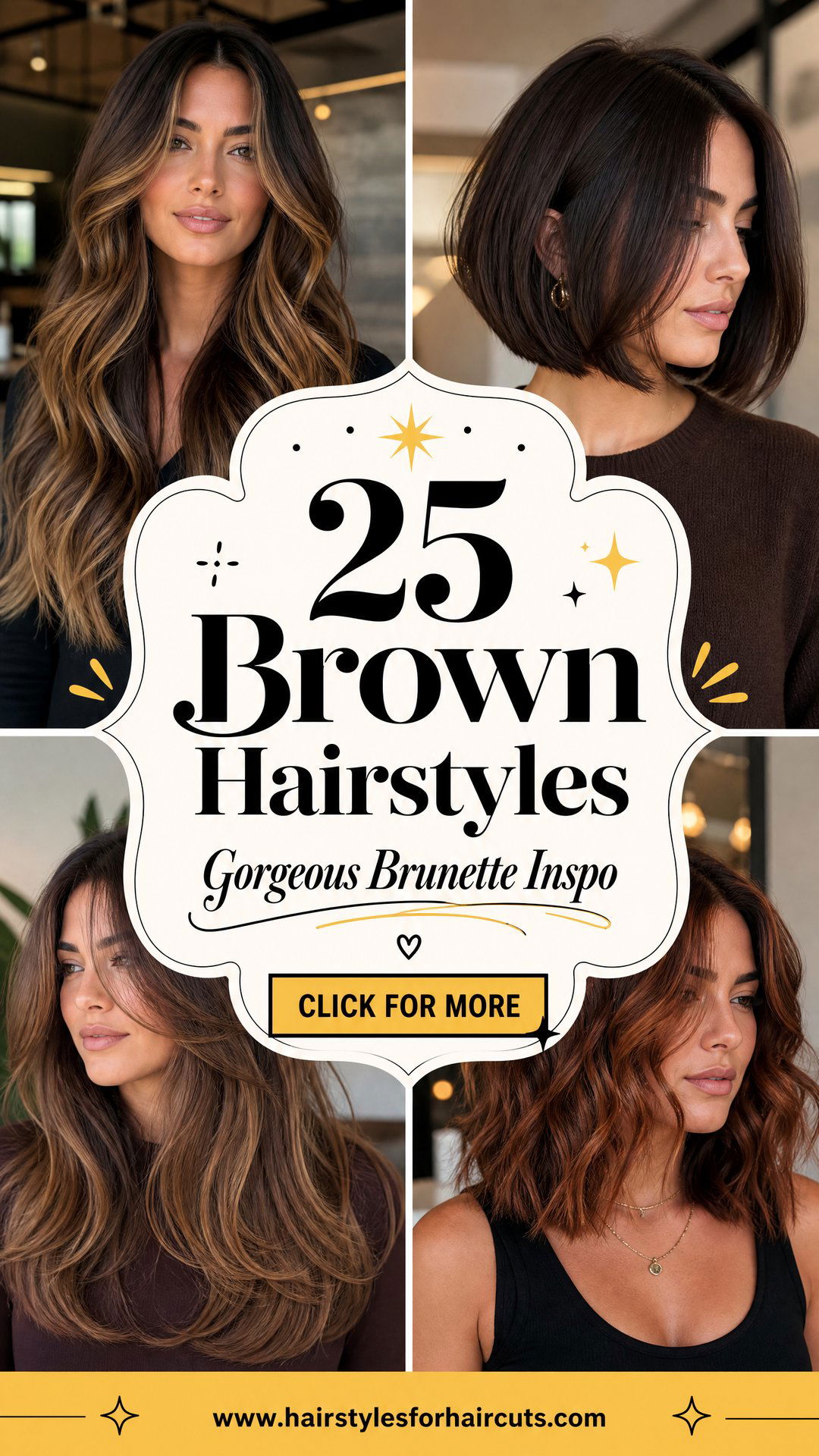 25 Brown Hairstyles Gorgeous Looks to Inspire You - 25 Brown Hairstyles: Gorgeous Looks to Inspire You