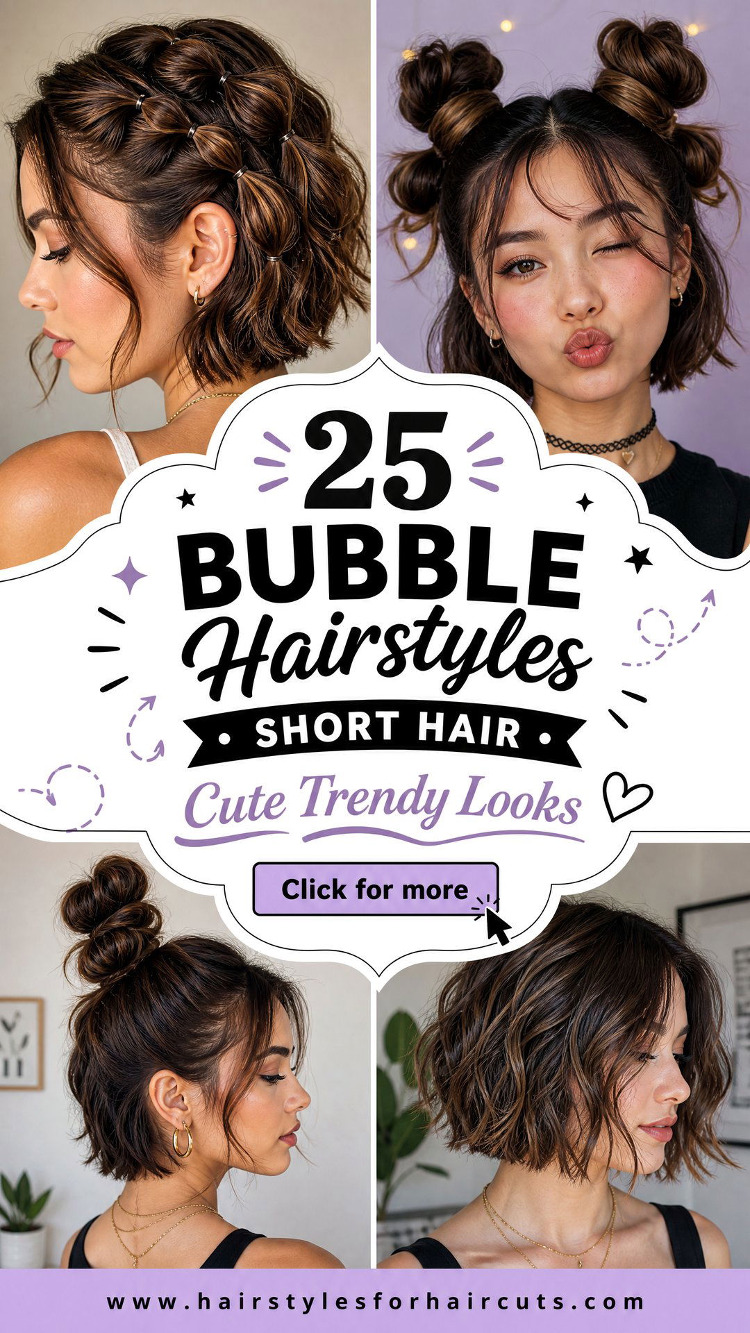 25 Bubble Hairstyles Short Hair Cute Looks to Try Now - 25 Bubble Hairstyles Short Hair: Cute Looks to Try Now