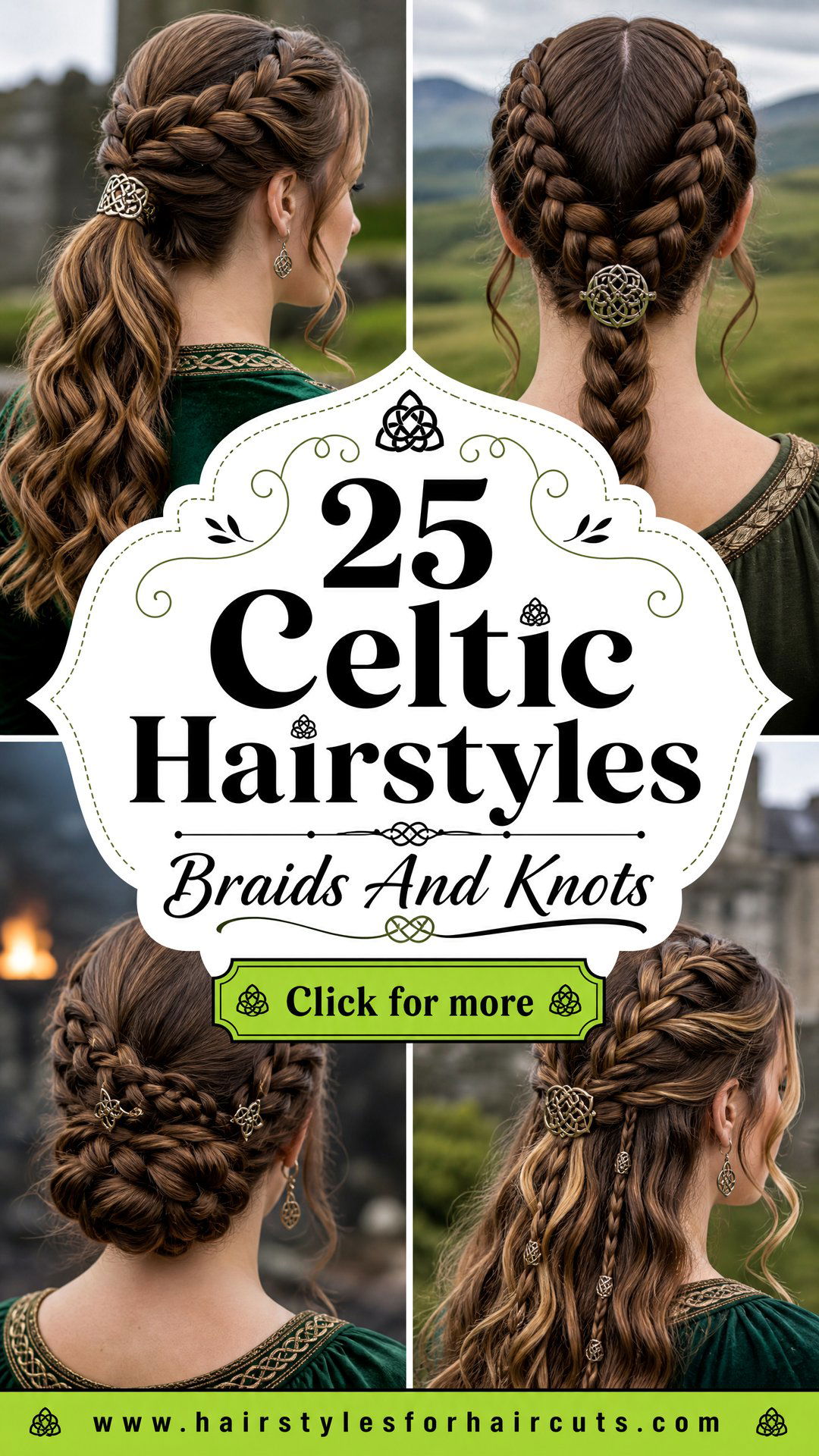 25 Celtic Hairstyles With Stunning Braids and Knots - 25 Celtic Hairstyles With Stunning Braids & Knots
