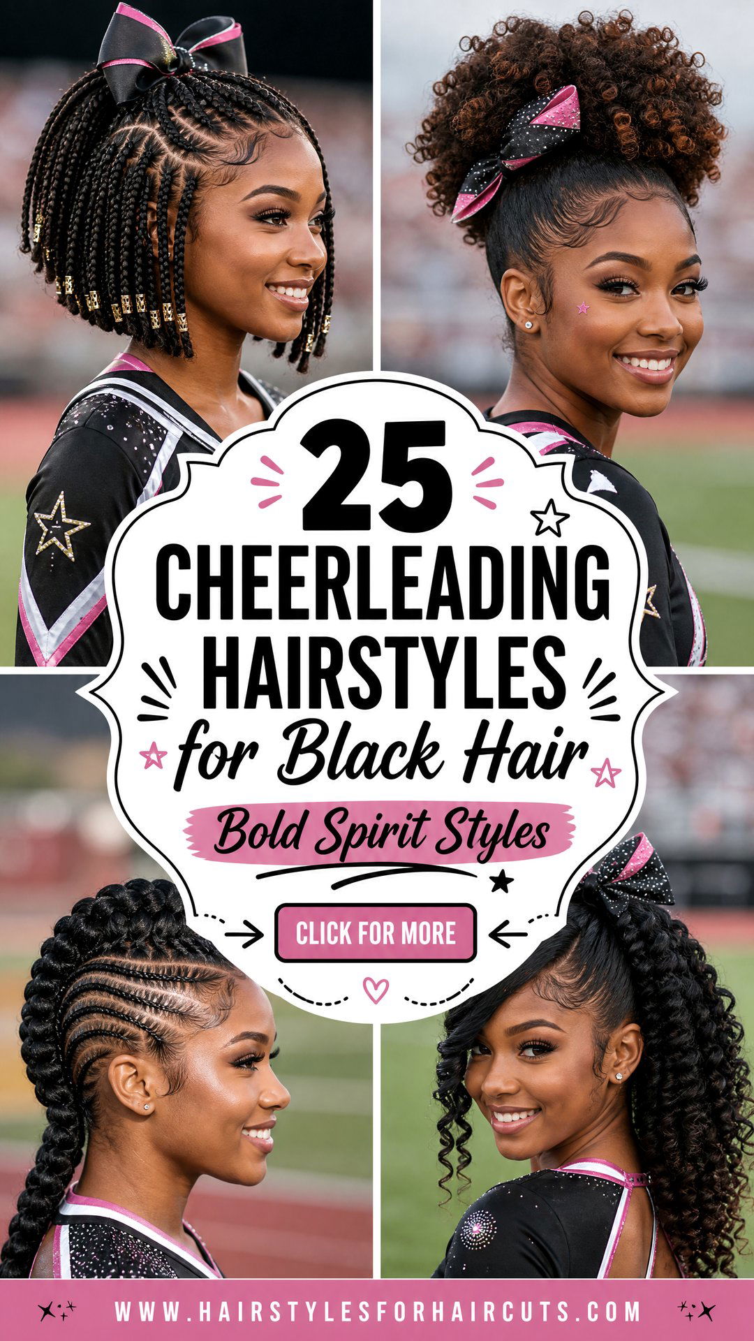 25 Cheerleading Hairstyles for Black Hair Ideas - 25 Cheerleading Hairstyles for Black Hair Ideas